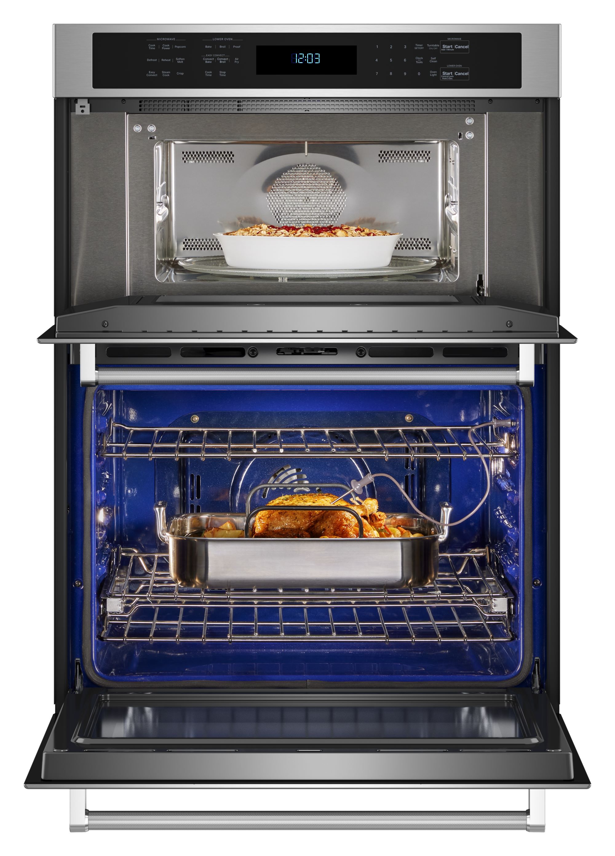 Kitchenaid 27 inch wall deals oven microwave combo