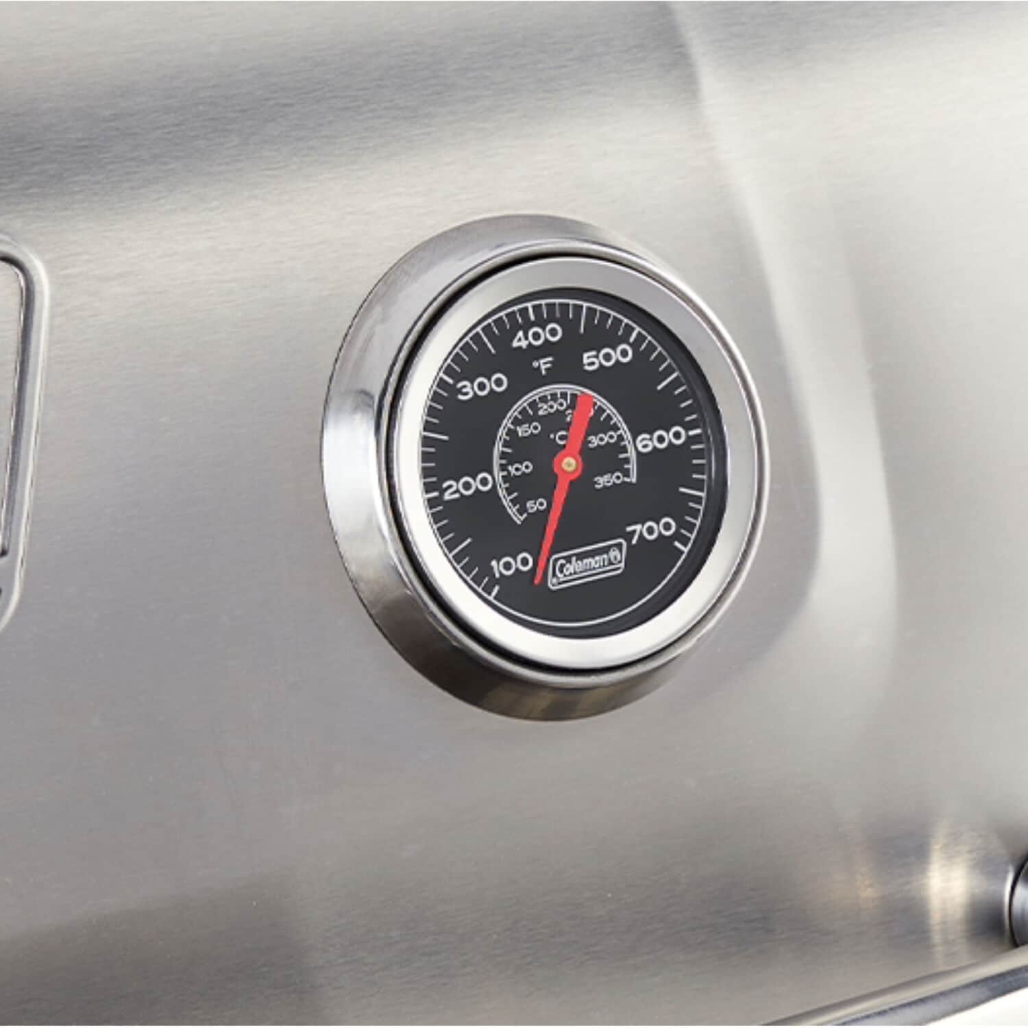 Coleman 4-Burner Stainless Steel Propane Gas Grill with Side Burner