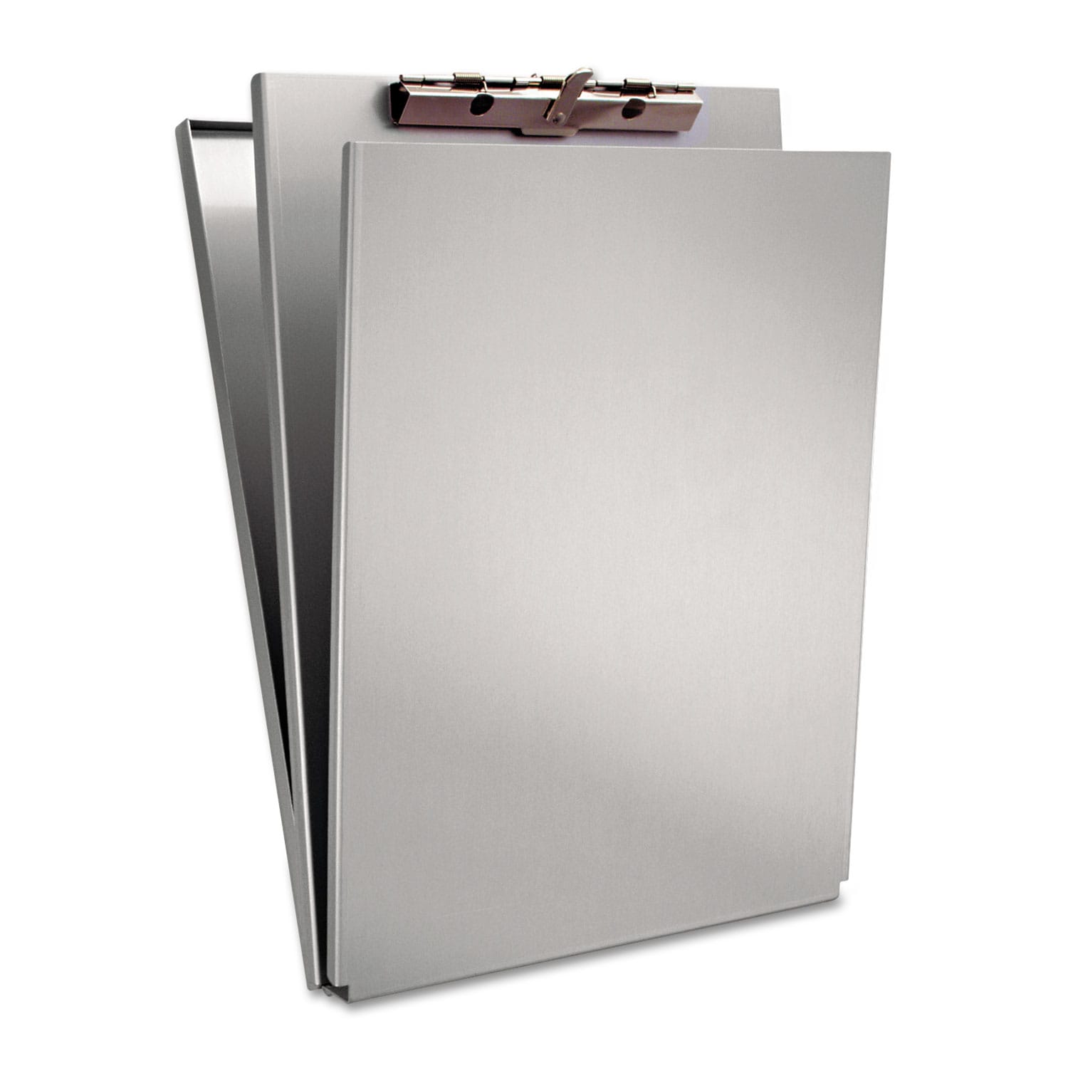 Saunders A Holder Aluminum Form Holder 0.5 Clip Capacity Holds 8.5 x 11 Sheets Silver