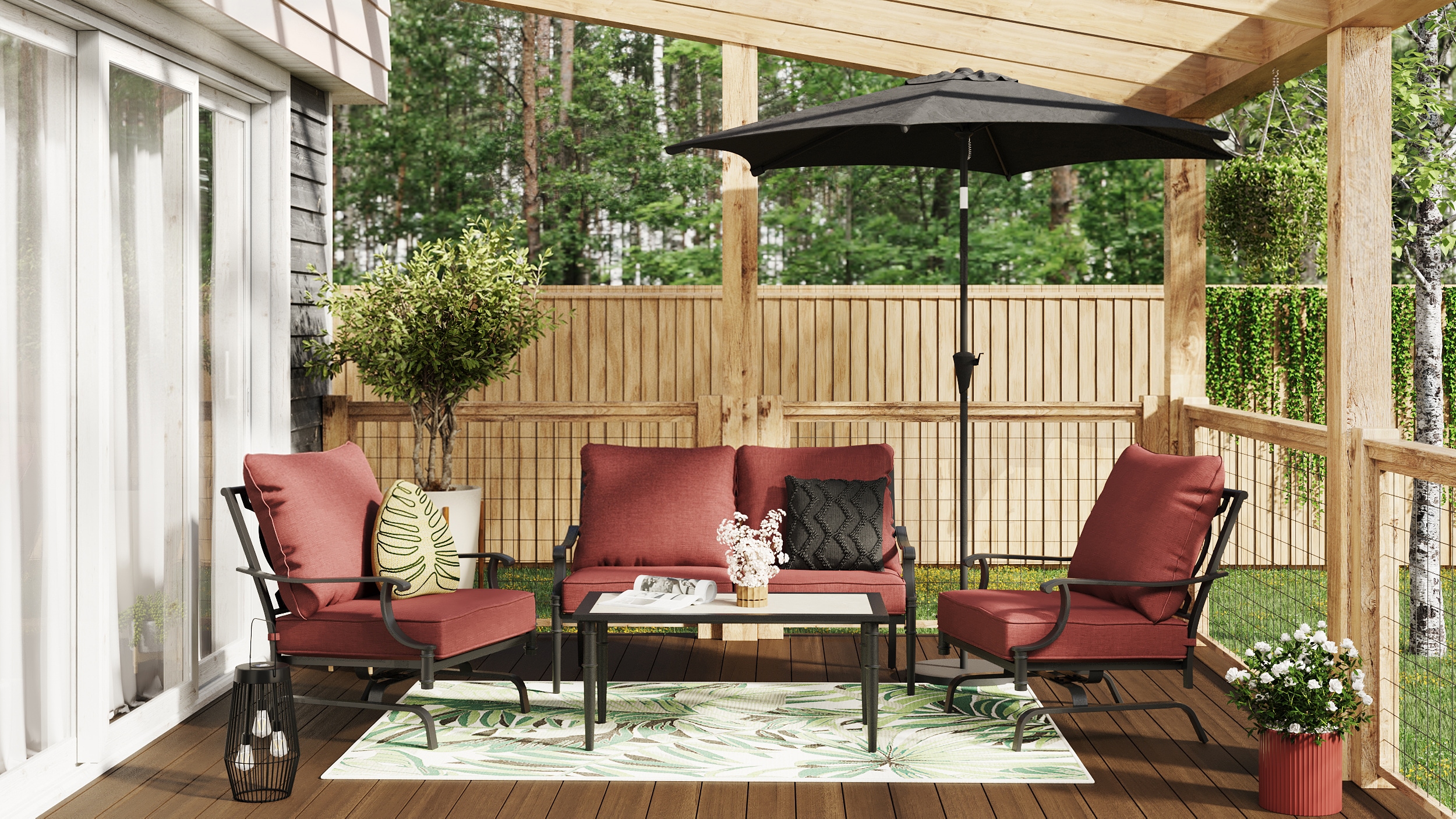 allen + roth LOS23006-LTR Patio-Conversation-Sets - View #2