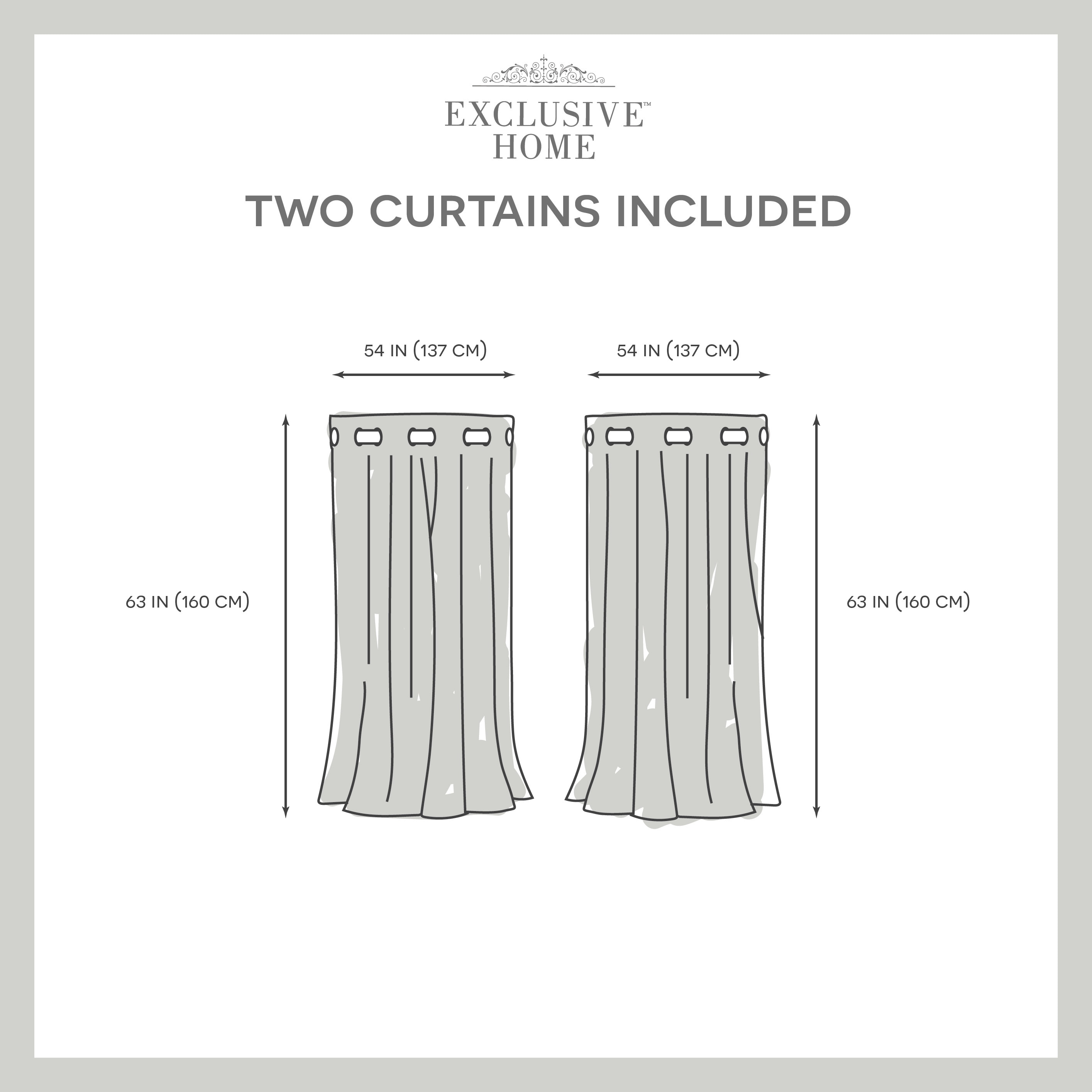 Exclusive Home EH8181-02-2-63G curtains - View #6