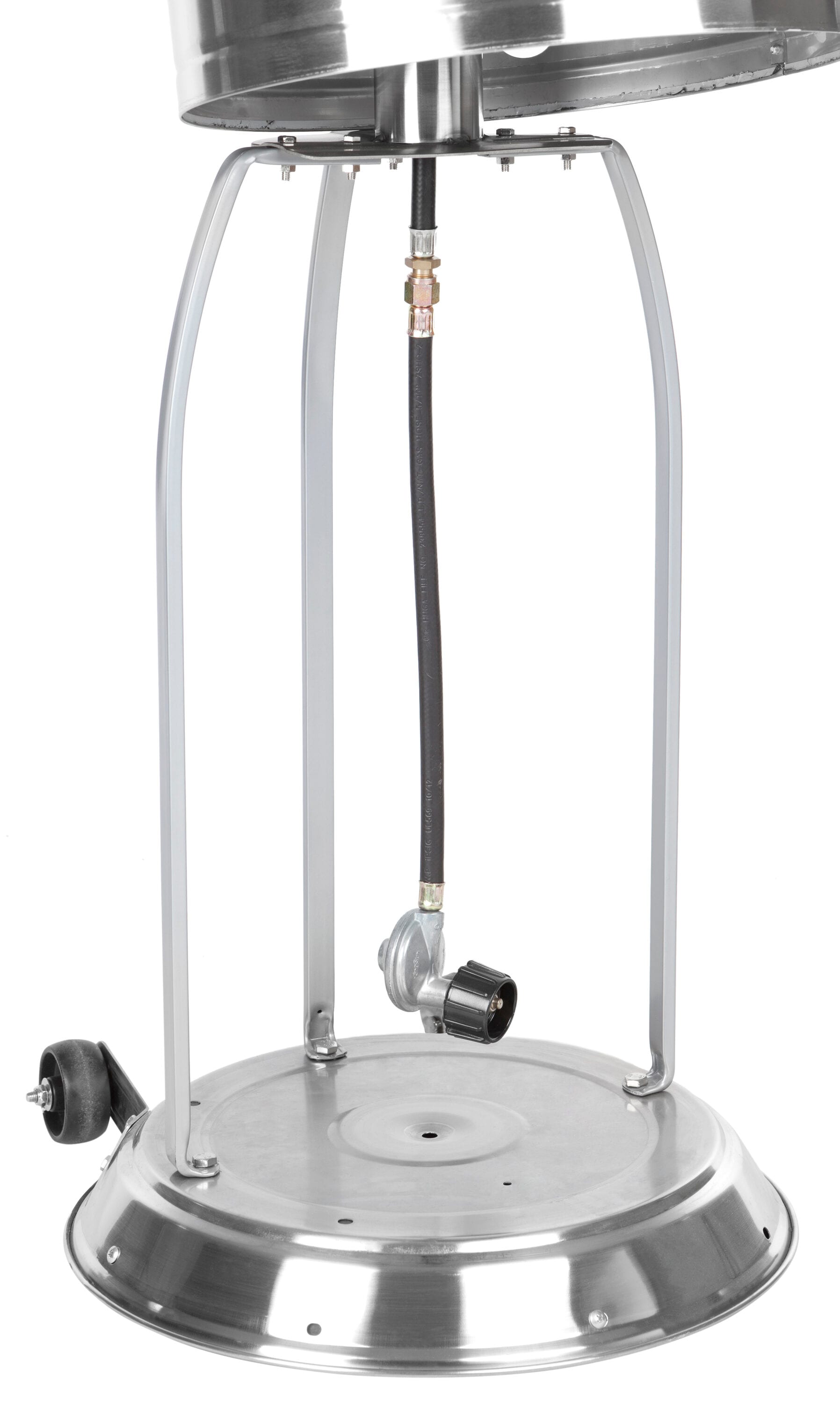 Stainless Steel 50,000 BTU Propane Patio Heater with Wheels