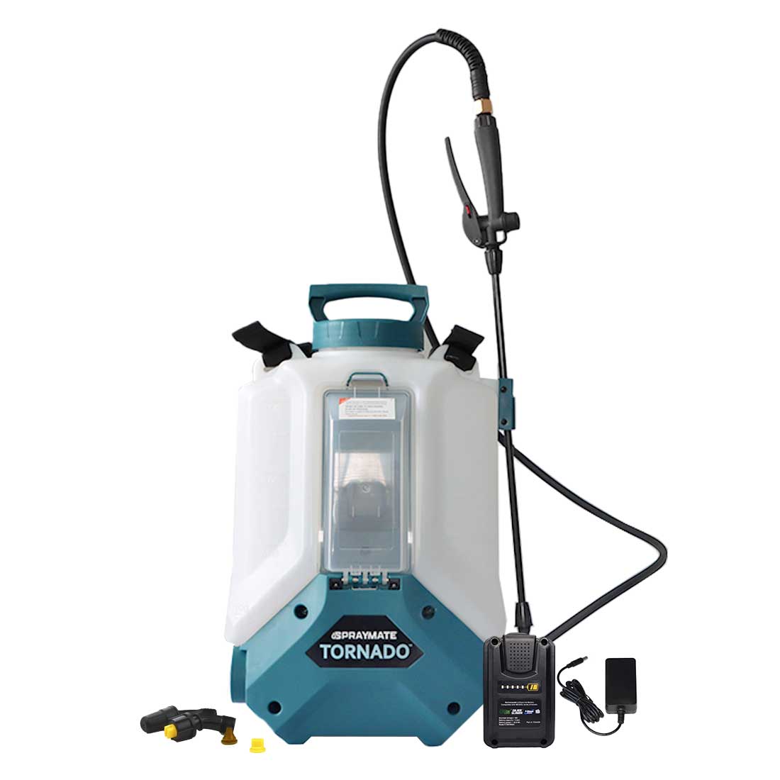 SprayMate SMSASM-2 4-Gallon 18-volt Battery Operated Plastic Backpack Sprayer with Adjustable Spray