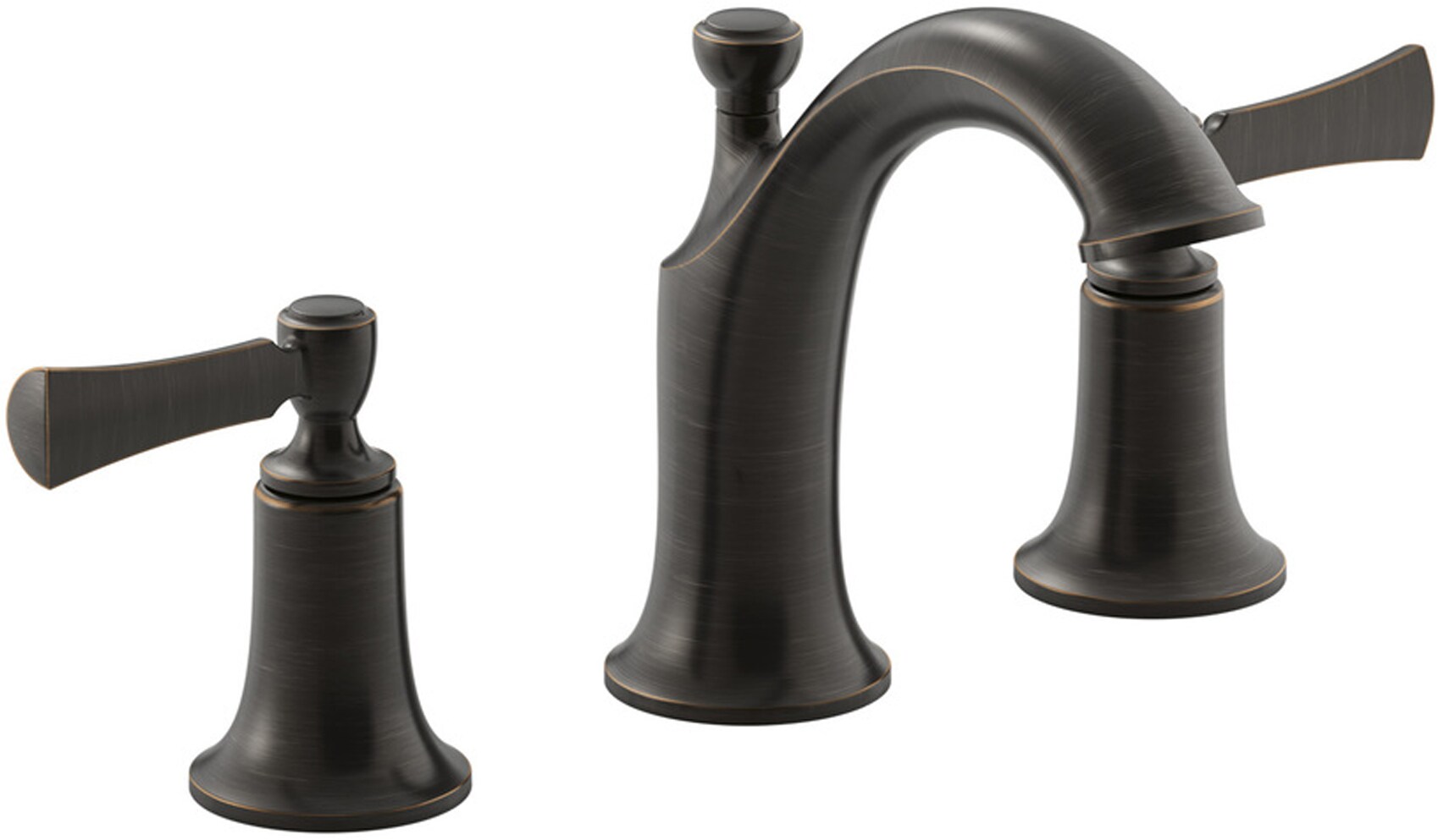 KOHLER Elliston Oil-Rubbed Bronze 2-Handle Widespread WaterSense ...