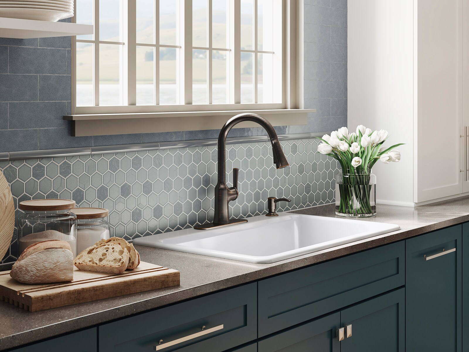 KOHLER R23089-SD-2BZ Kitchen-Faucets - View #3