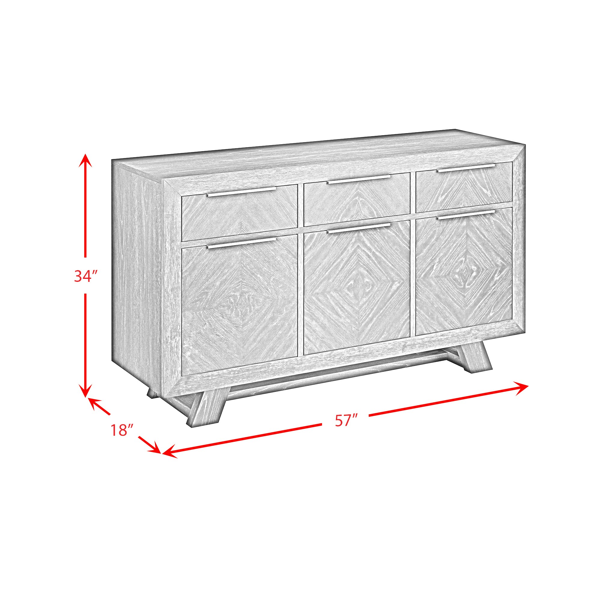 Picket House Furnishings D-12980-3-SV Dining-Kitchen-Storarge - View #9