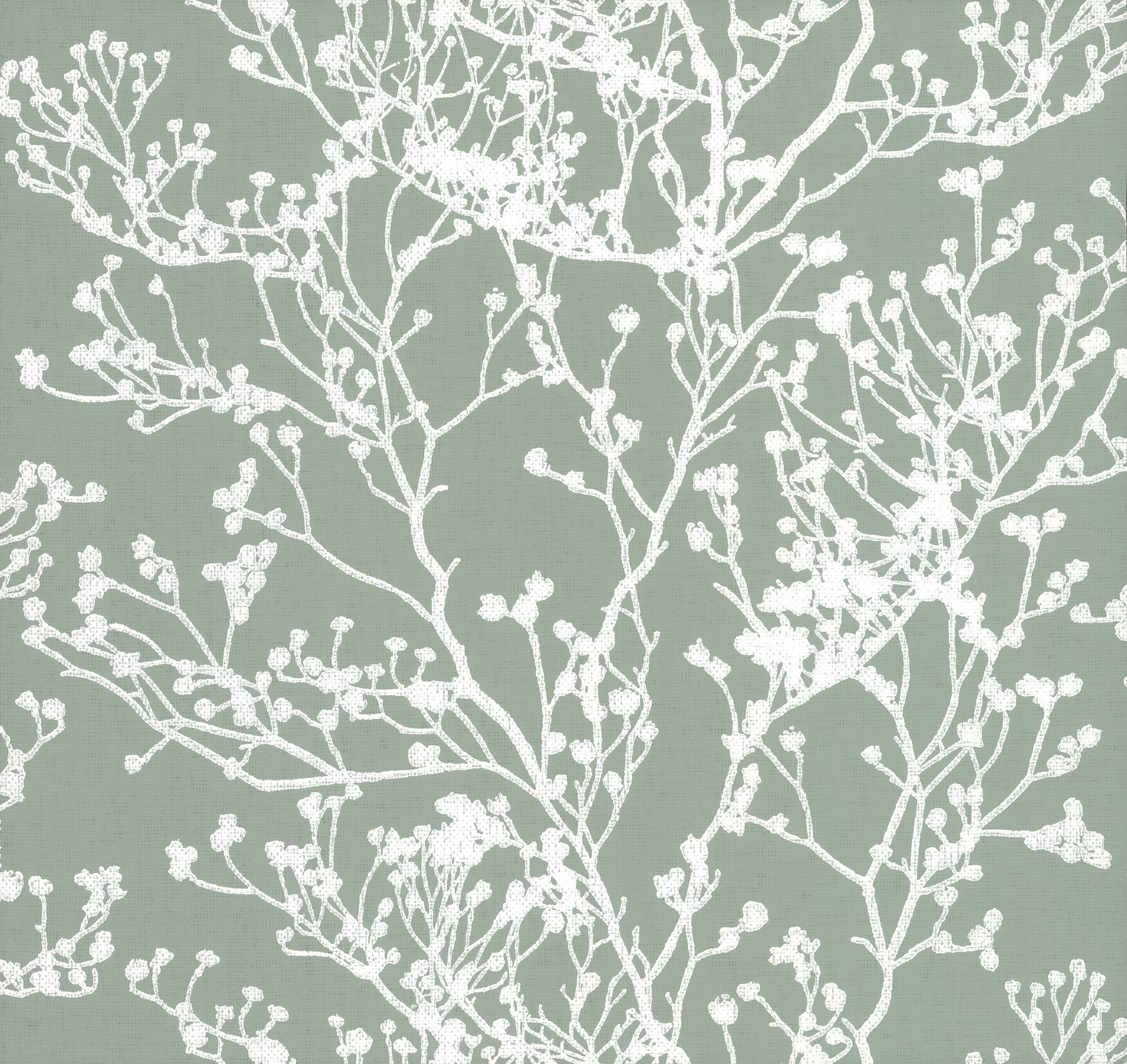 York Wallcoverings HC7519 Ronald Redding Handcrafted Naturals 60.8-Sq. Feet Green Paper Ivy/Vines Unpasted Wallpaper