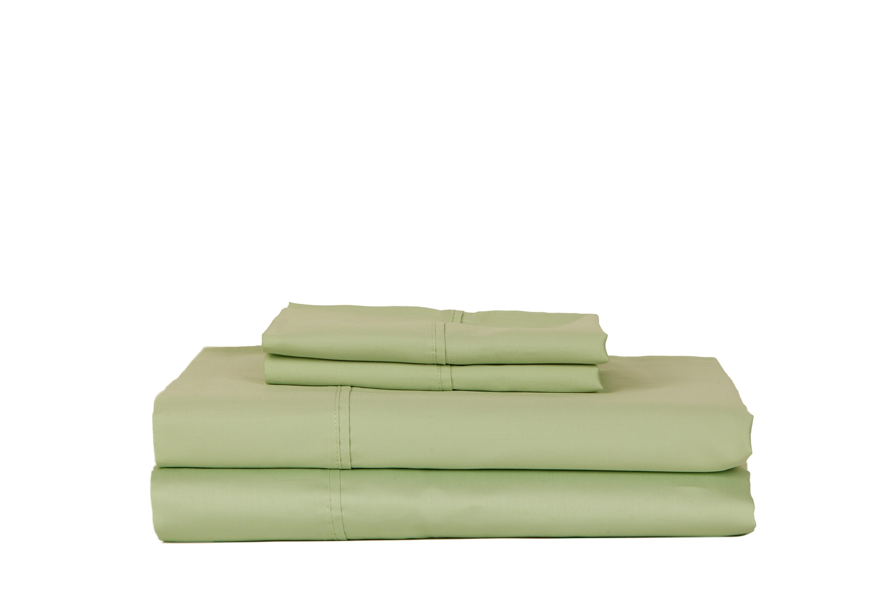  CH-410Q-PL-SAT-MJD Queen 410 -Thread Count Cotton Jade Bed Sheet Set