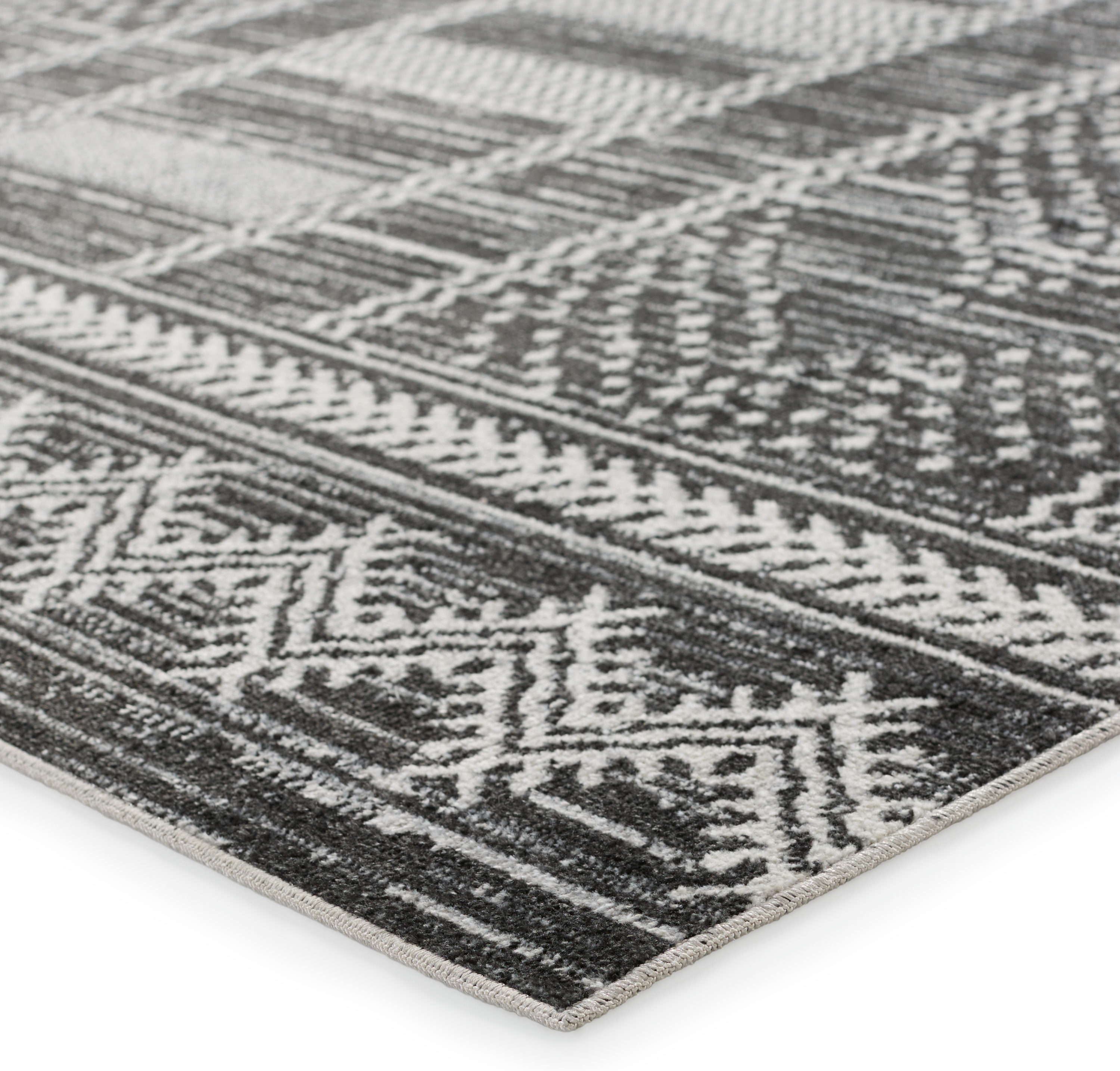 Handmade Easy-Care Gray Wool Blend 5' x 7' Tufted Area Rug