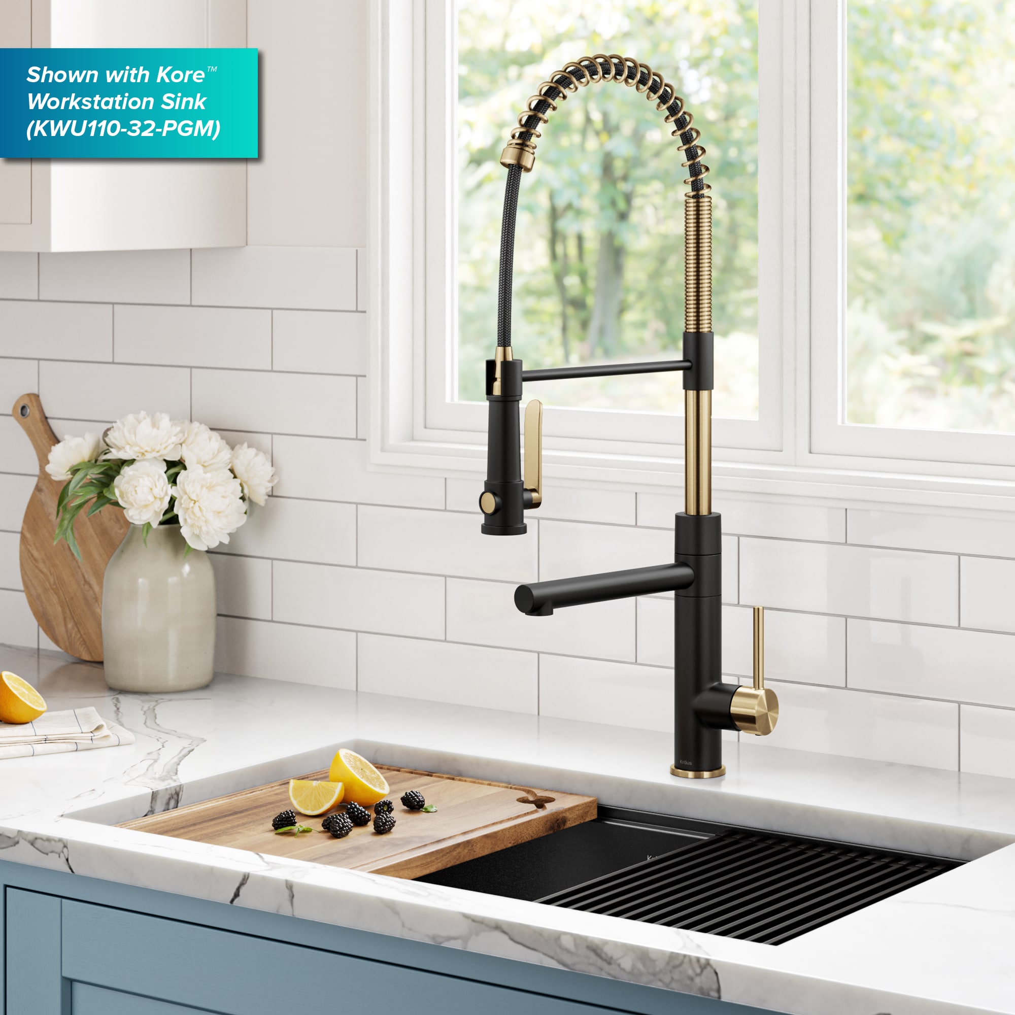 Kraus KPF-1605BBMB Kitchen-Faucets - View #2