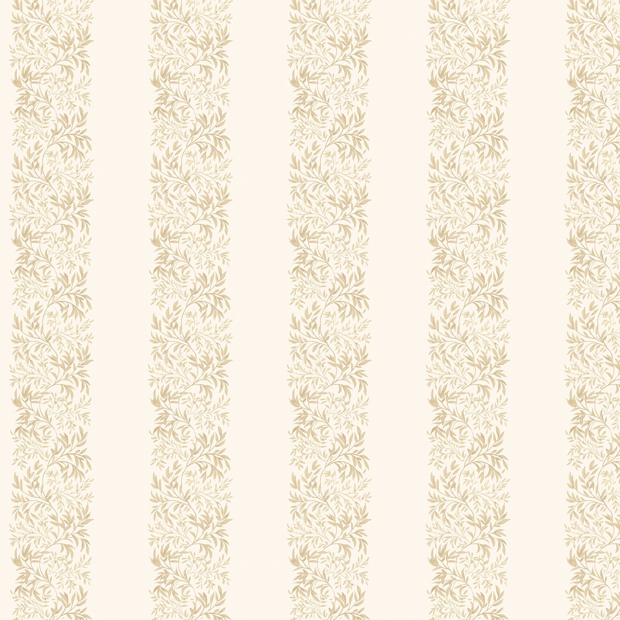 Martha Stewart Martha Stewart SS26 56-sq ft Antique Gold Non-woven Floral stripe Unpasted Wallpaper