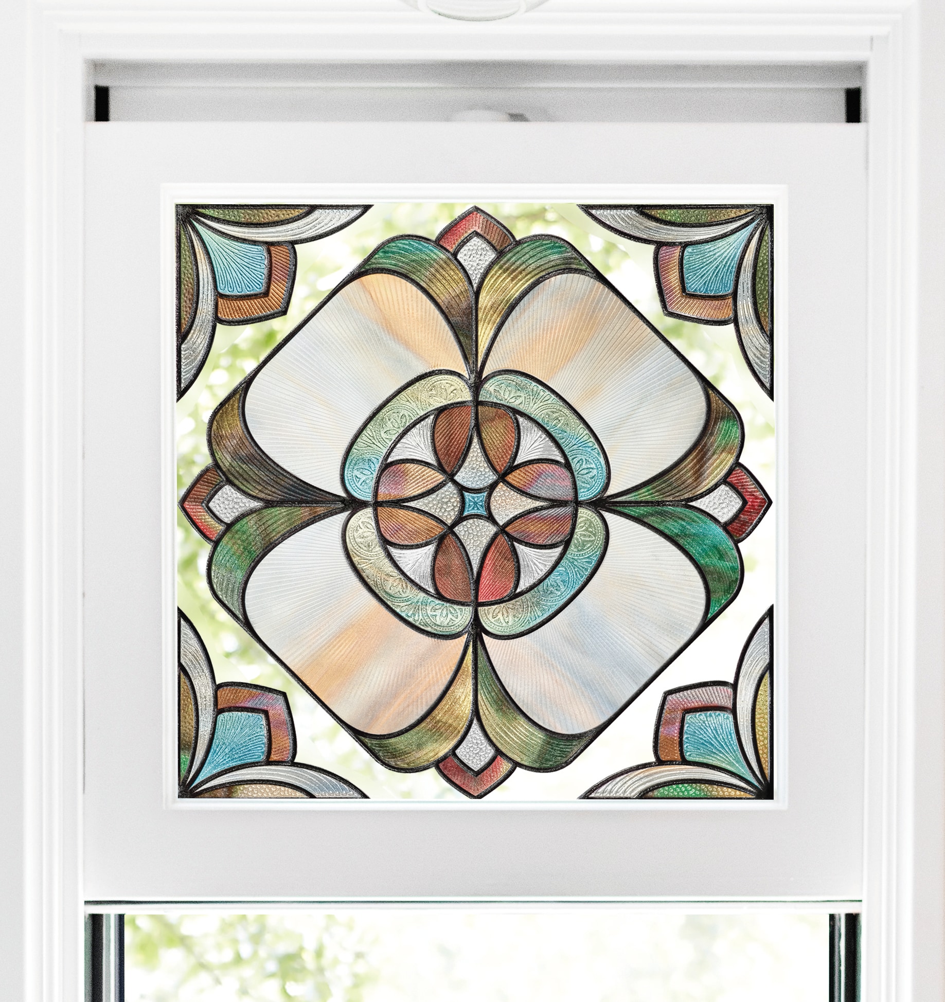 Style Selections Clover Accent 12-in x 12-in Textured Decorative Window ...