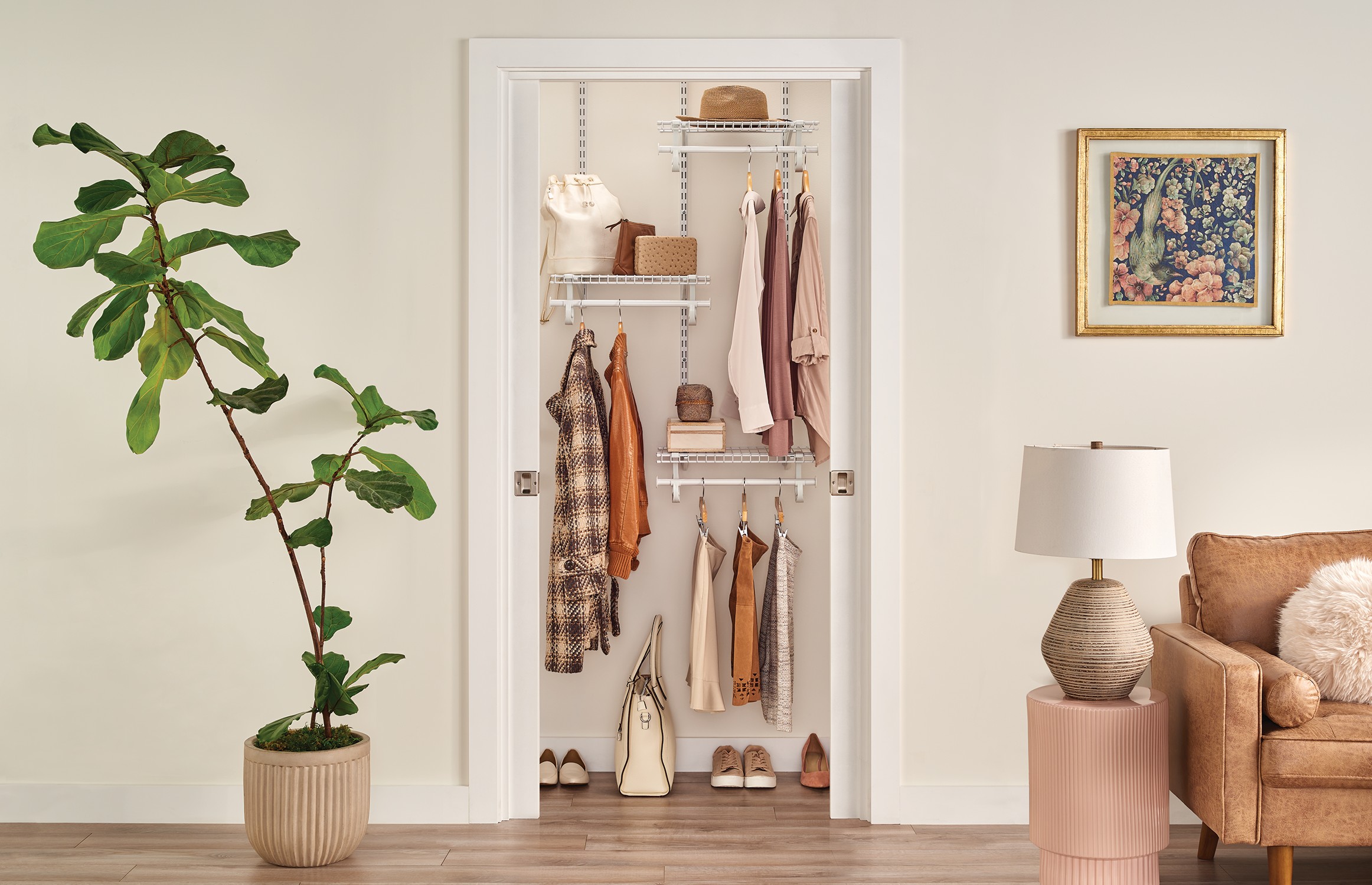 ClosetMaid ShelfTrack 2-Shelf Nickel Wire Shelving Unit - On Sale - Bed  Bath & Beyond - 11591324