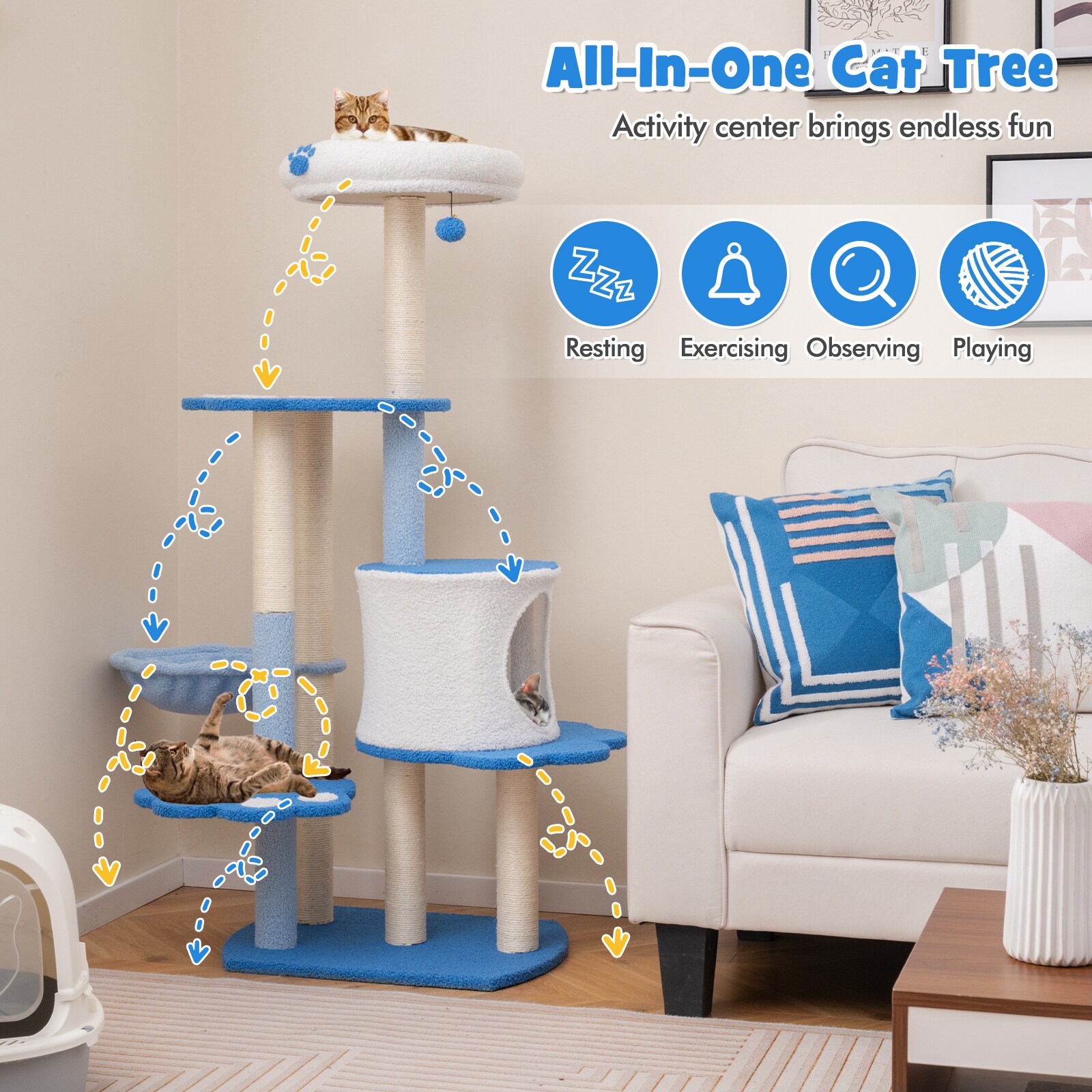 Slickblue D-CO-LB26101VP Cat-Trees - View #8