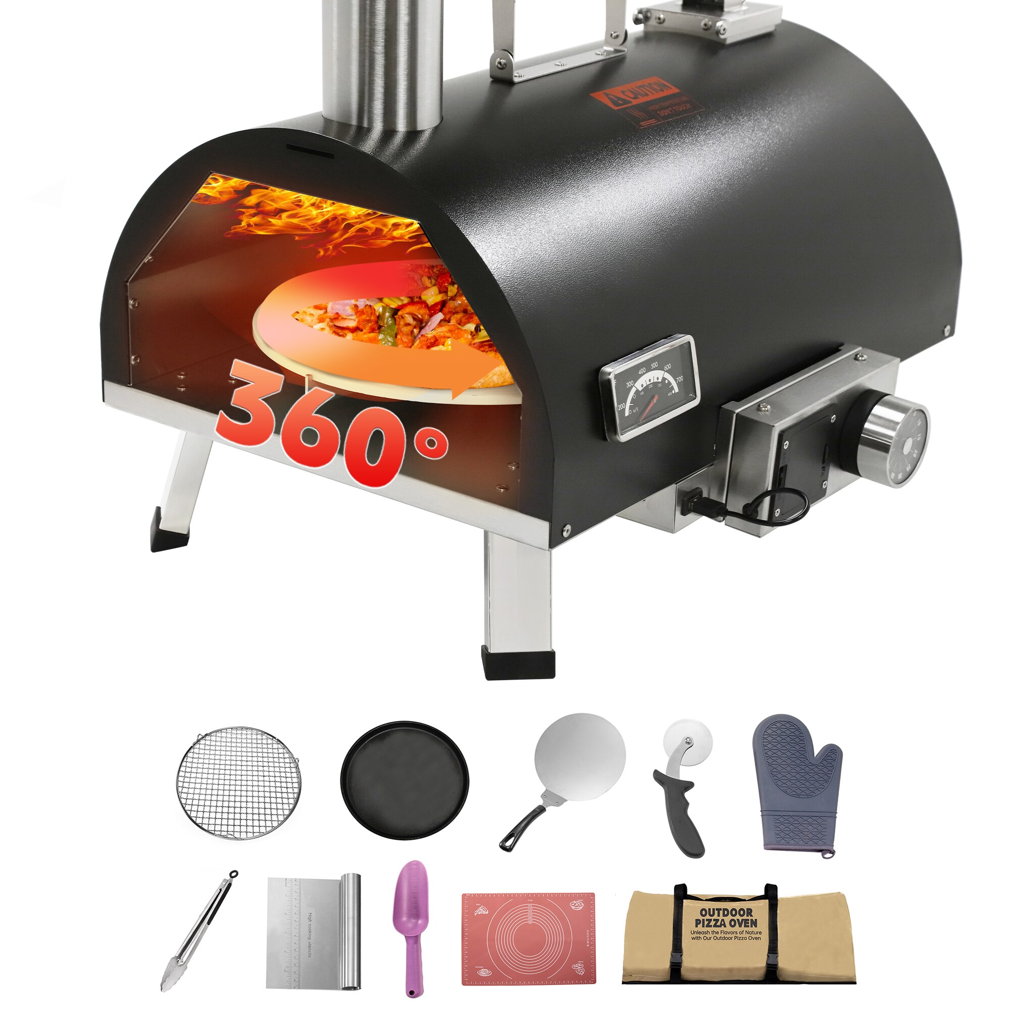 Maocao Hoom JL134337 Outdoor-Pizza-Ovens - View #2