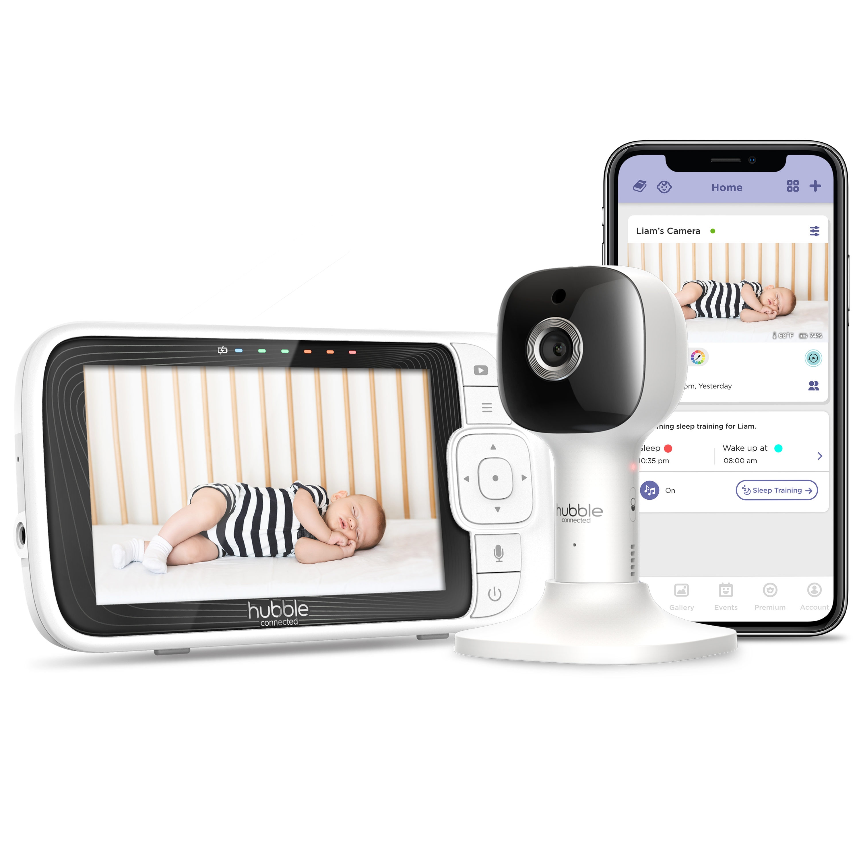 MOTOROLA Halo+ Over-the-Crib Wi-F Baby Monitor and Sleep Companion in the  Baby Monitors & Cameras department at
