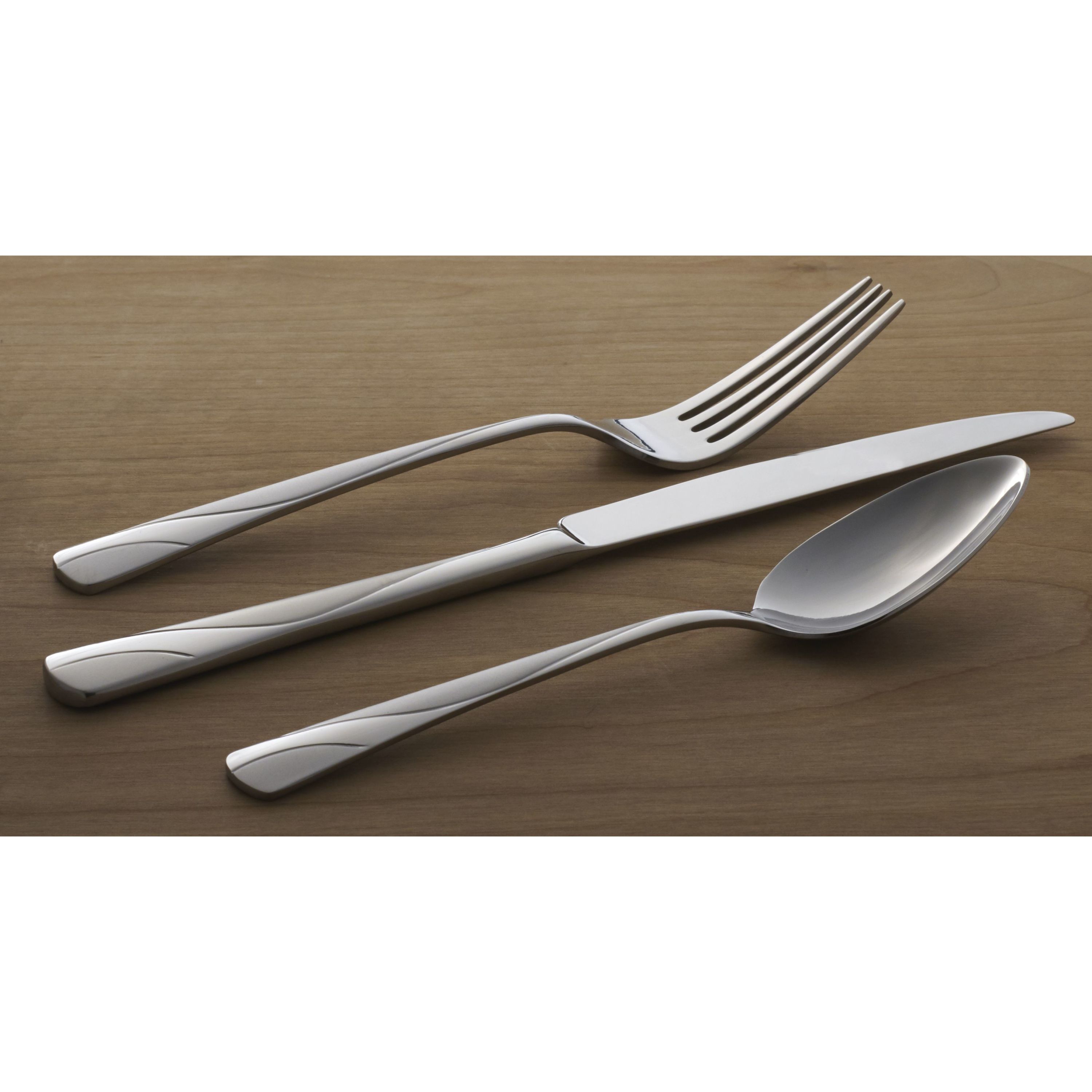 River 20-Piece Stainless Steel Flatware Set for 4