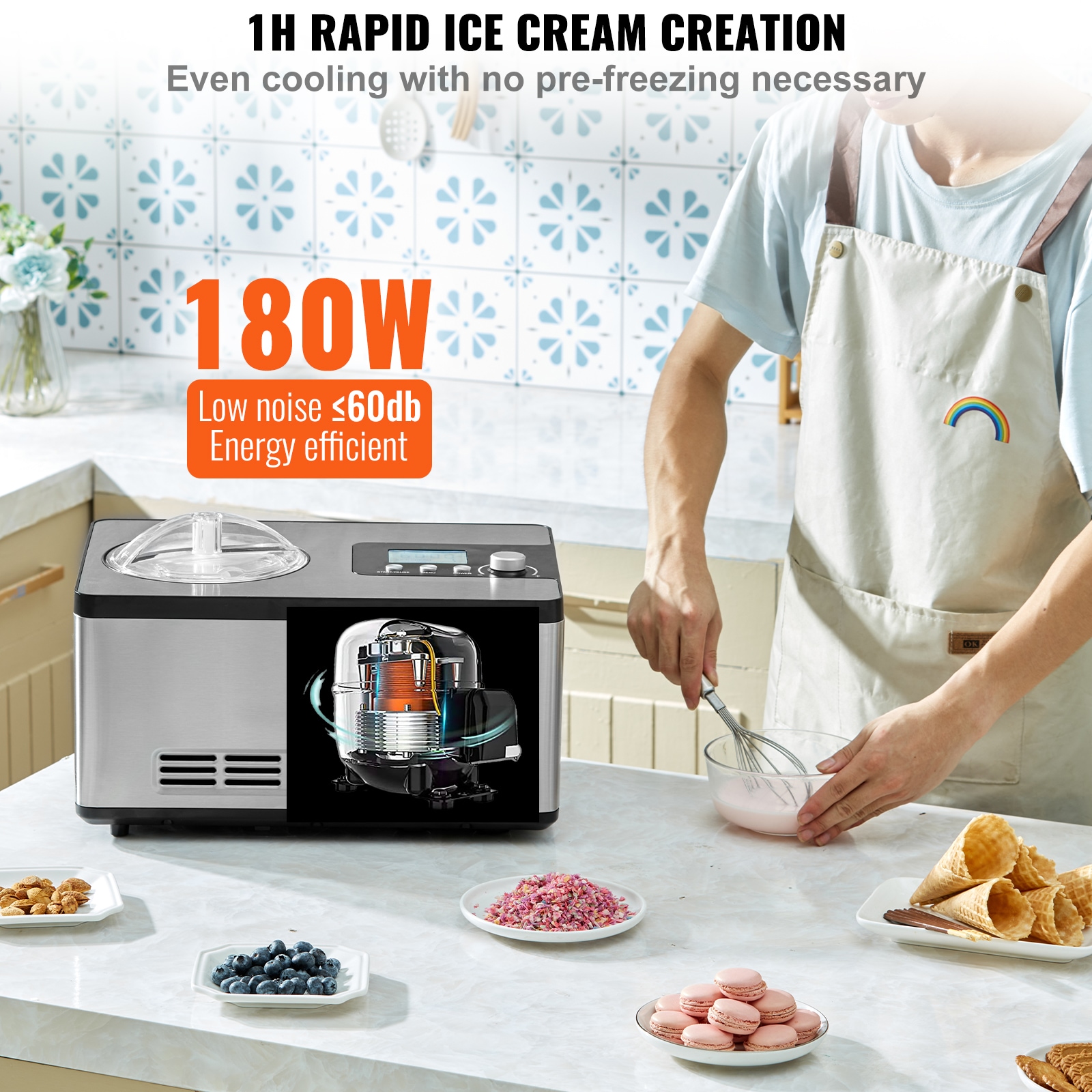 VEVOR JYBQLJ2KTYSJ0T1GSV1 Frozen-Confection-Appliances - View #7