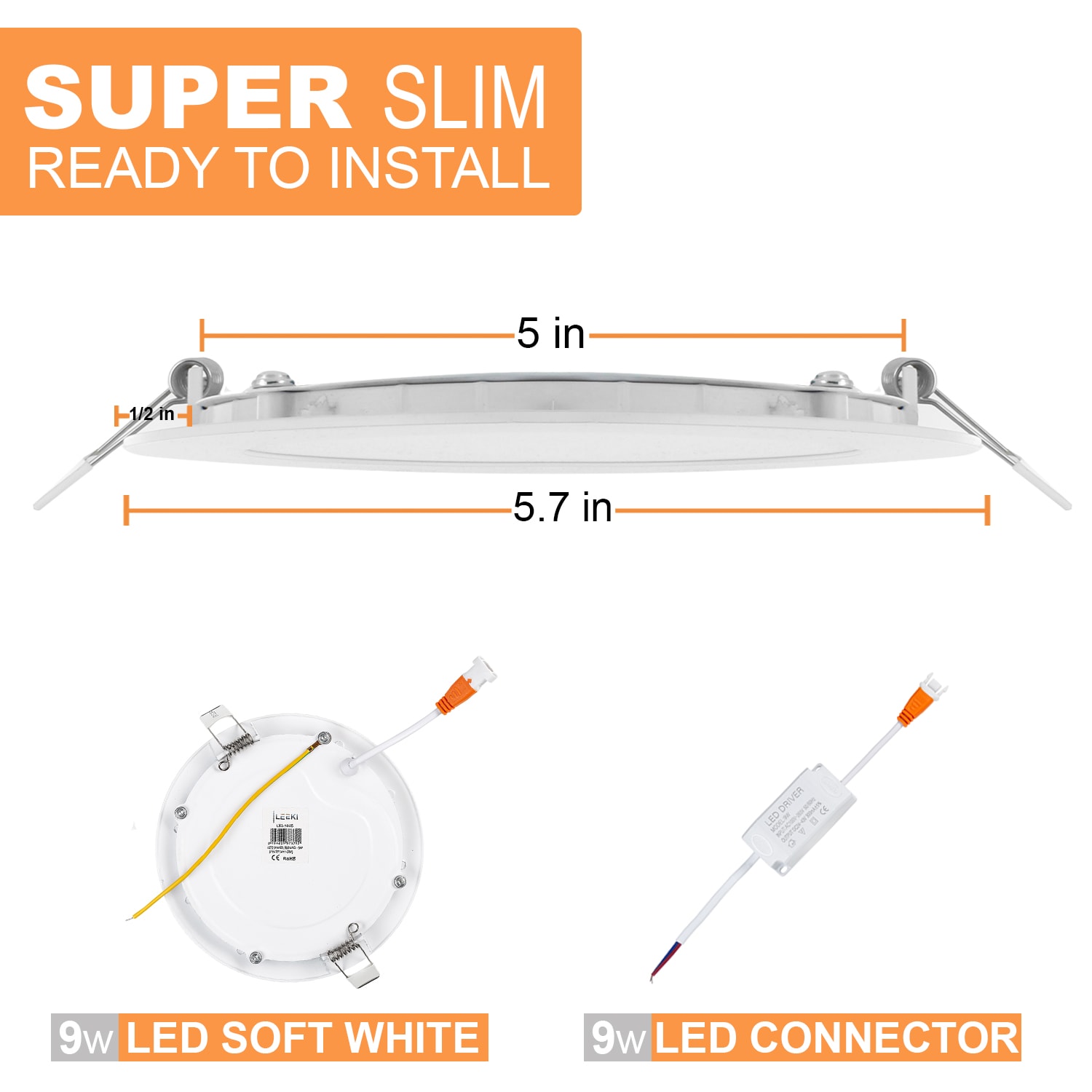 LEEKI LKI-1005 Led-Retrofit-Downlight - View #3