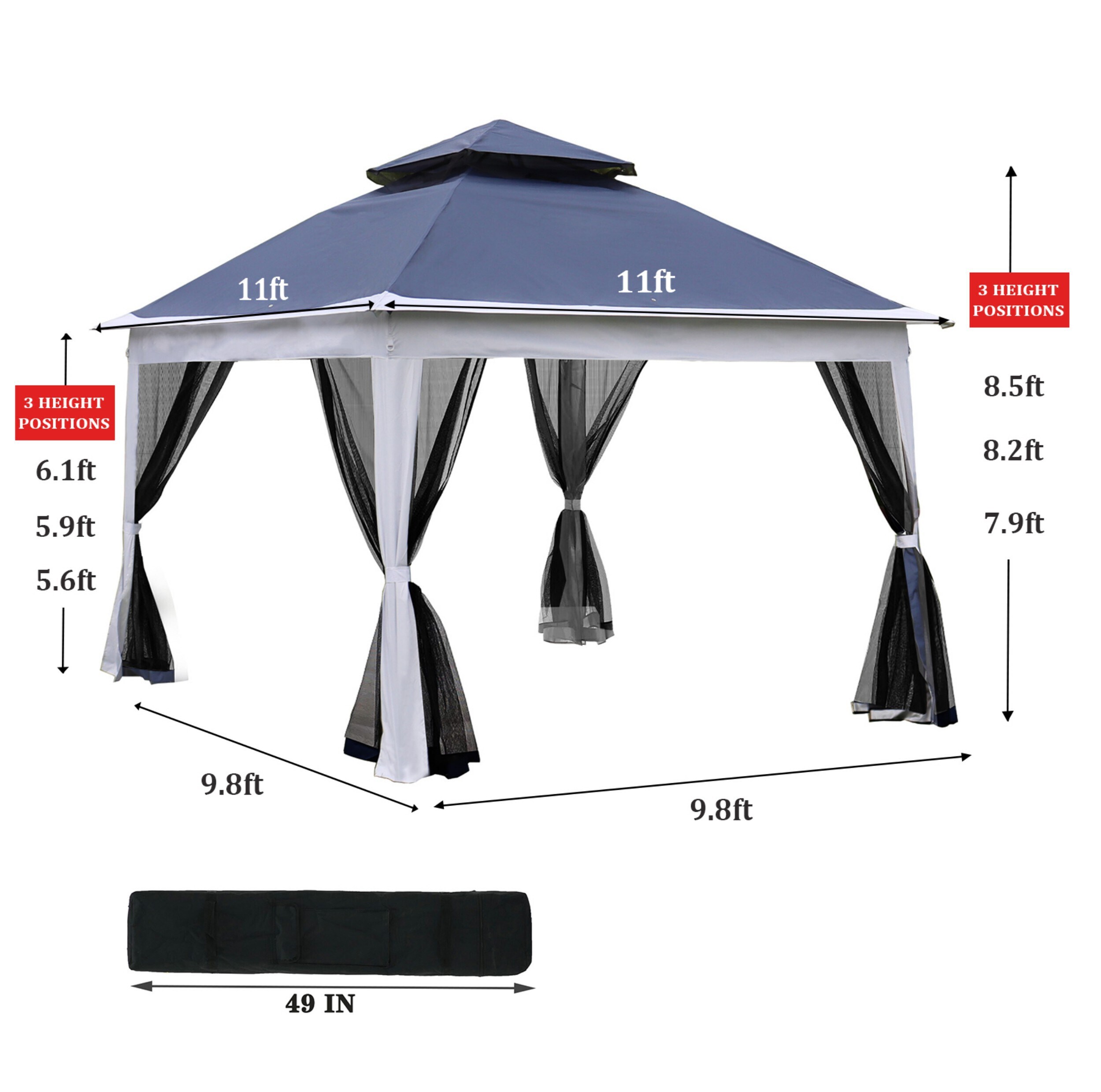 Miki Shinly BY-8164-56QI Wood-Resin-Gazebos - View #4