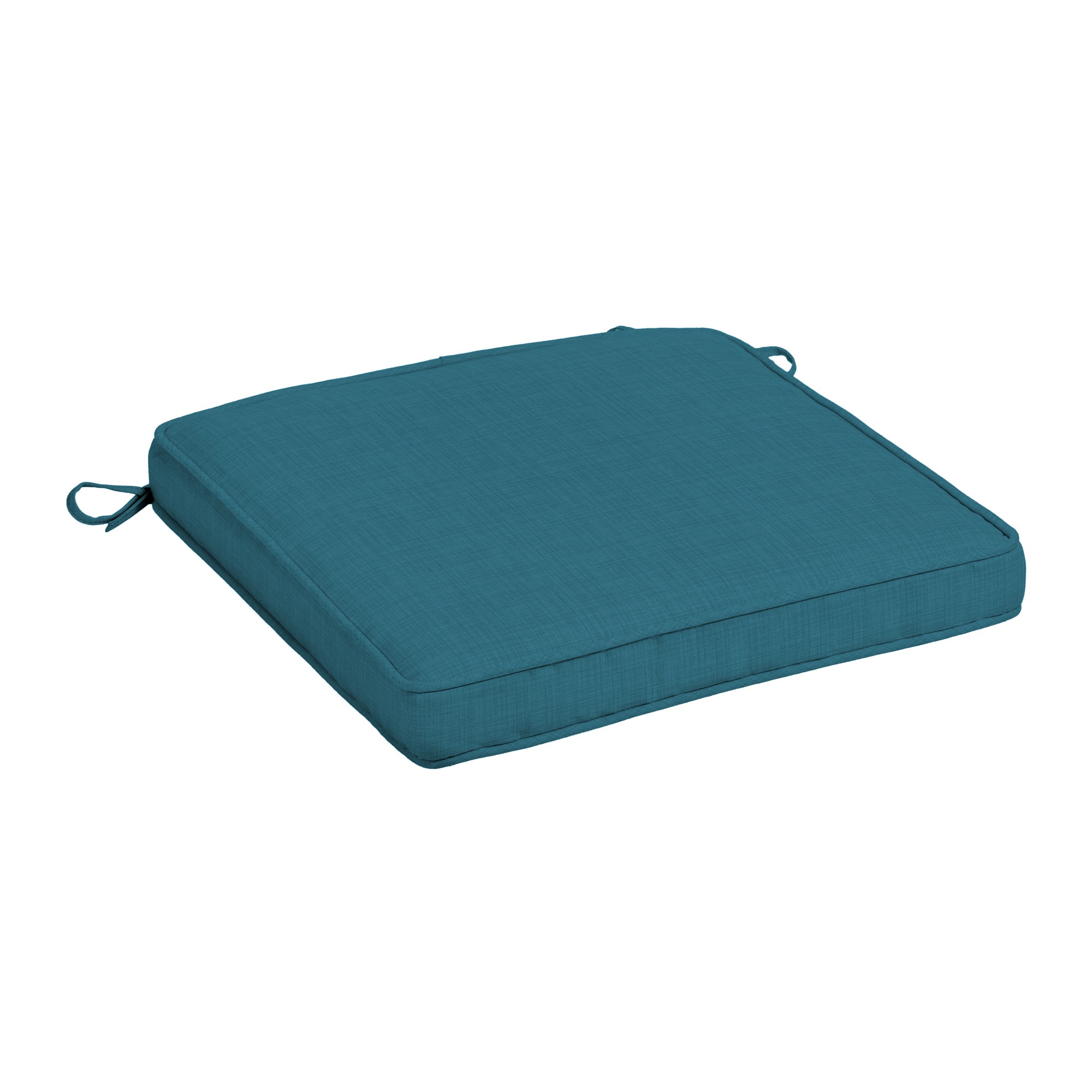 1pc Khaki Color Thickened Sponge Seat Cushion With Removable Cover