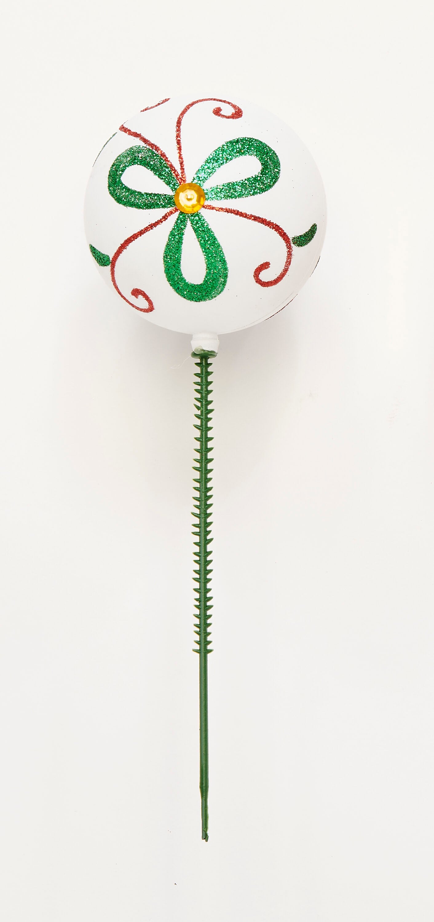 Worth Imports 1835WH 12 -Pack White Ball Spray Christmas Tree Pick