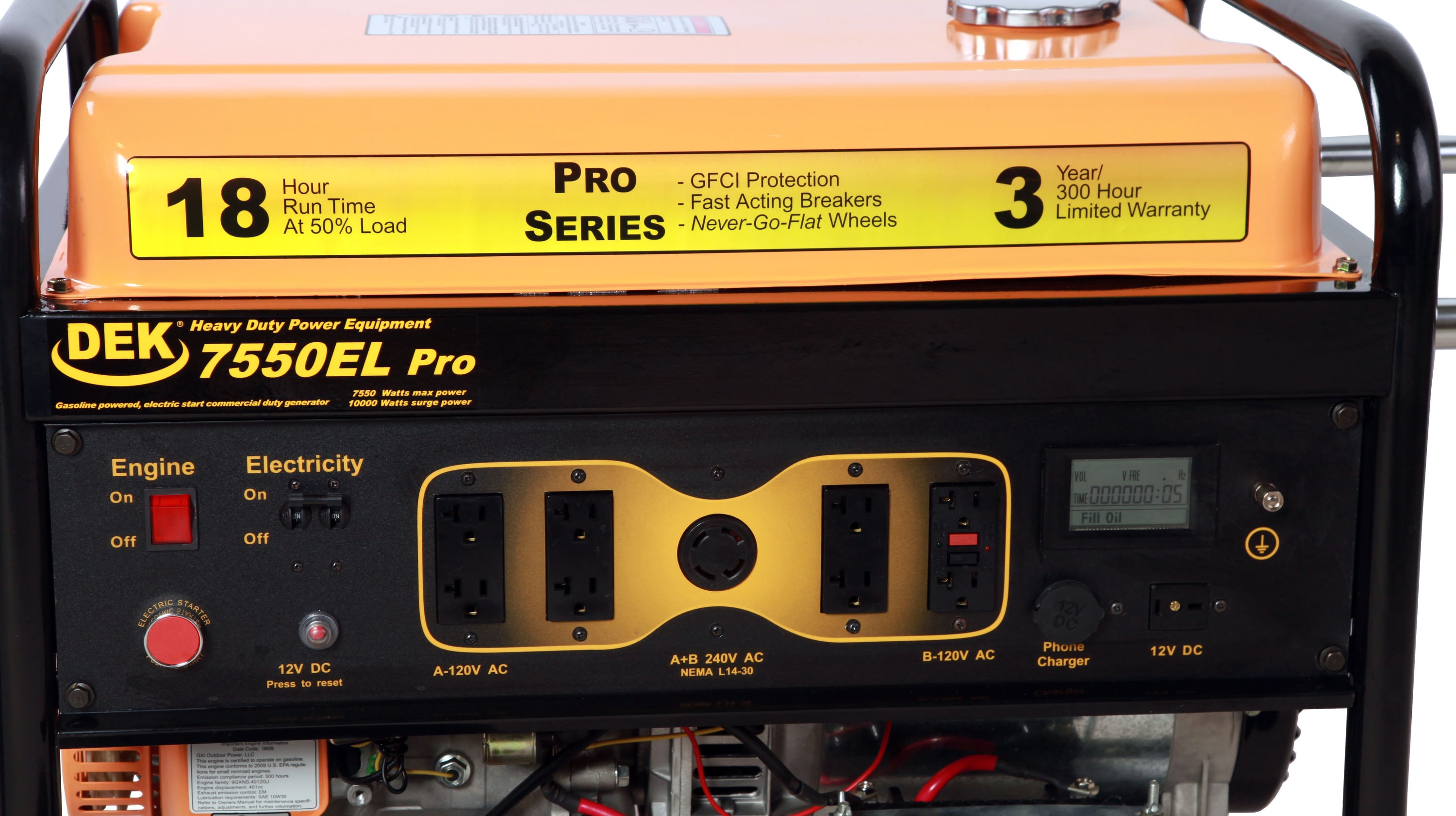 DEK DEK7550ELPRO Portable-Generators - View #2