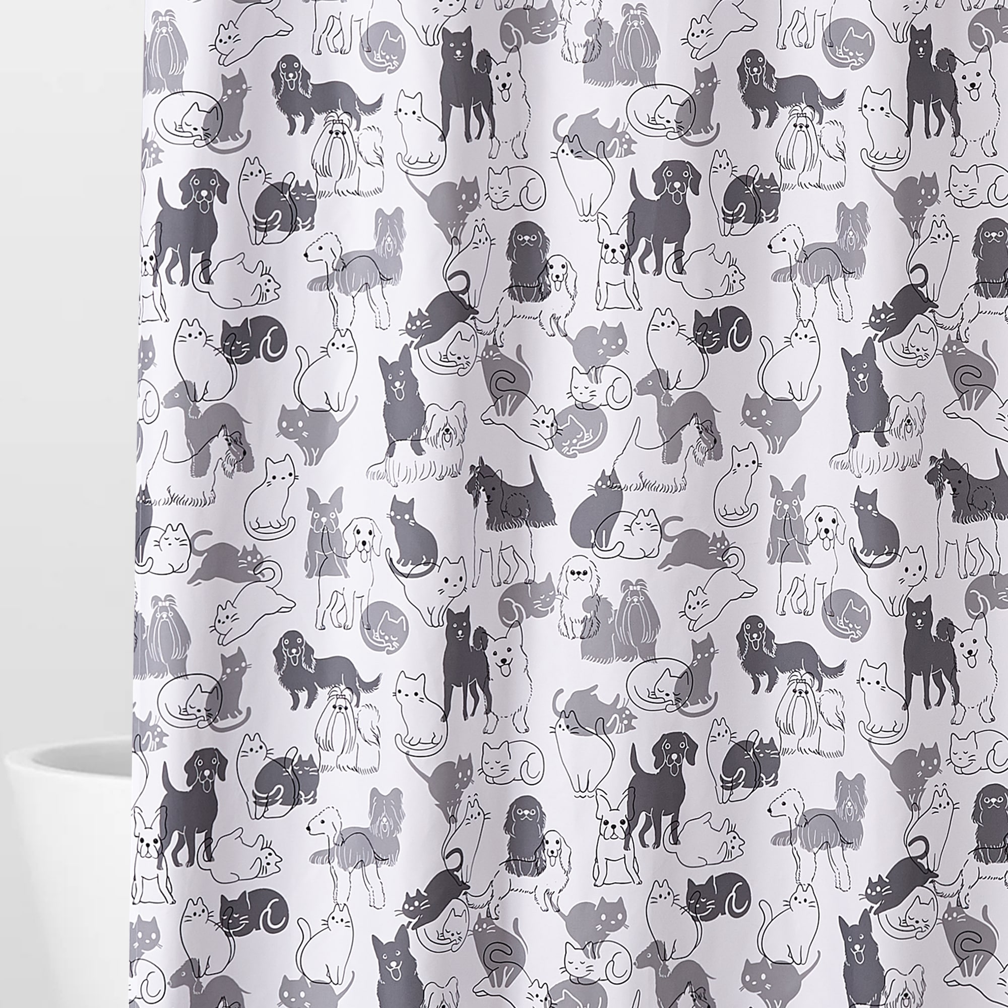 Style Quarters A-QRGW-SC Shower-Curtains-Liners - View #2