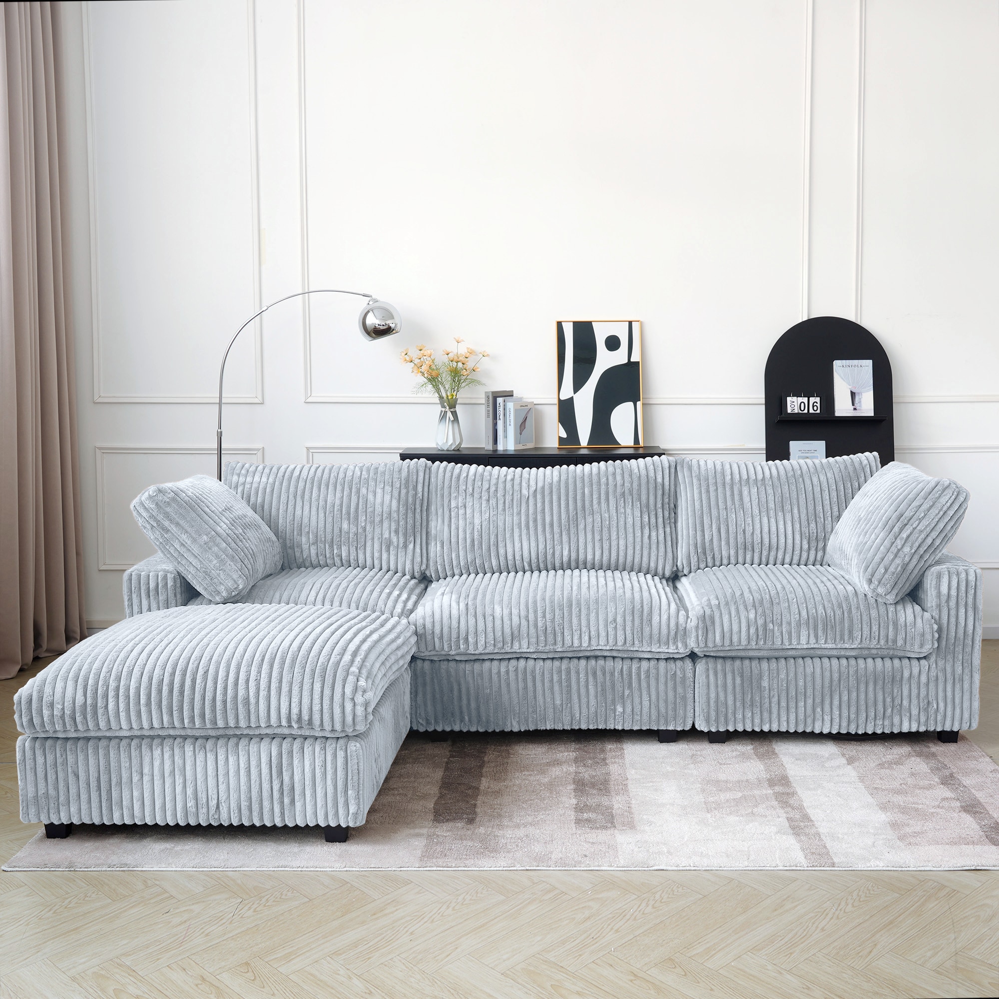 BuotiqHom DH-SF3+1-141LG Sofas-Loveseats - View #3