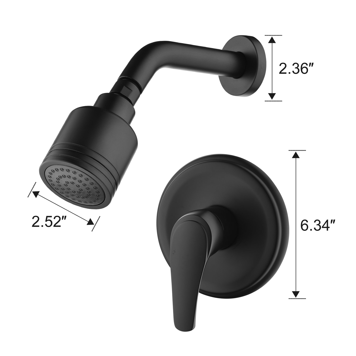 Cobbe SSF0100B Showerhead-Bar-Panels - View #3