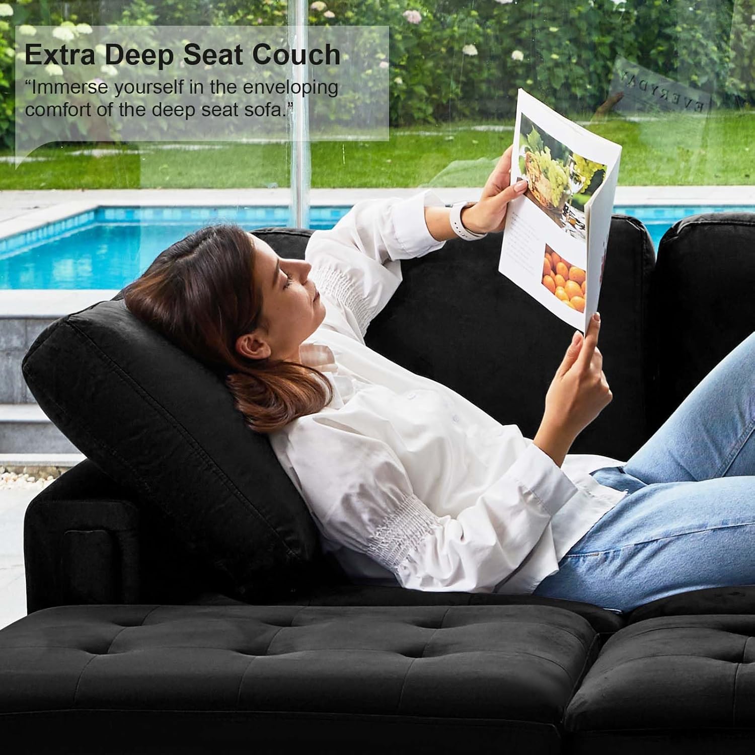 Belffin BF067-A2BCDE-BLACK futons - View #6