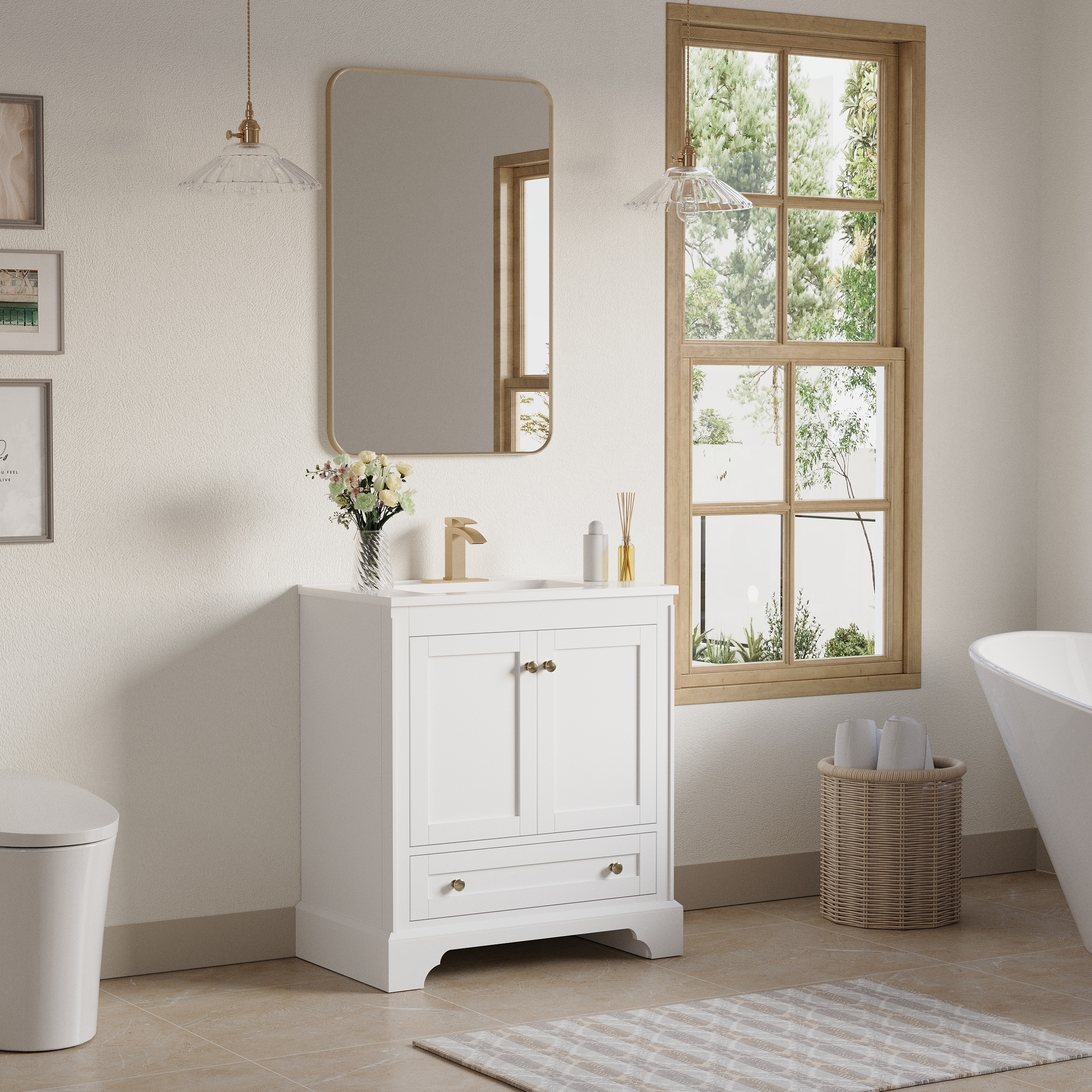 WELLFOR M1FM7236MB Bath-Vanity-Combo - View #7