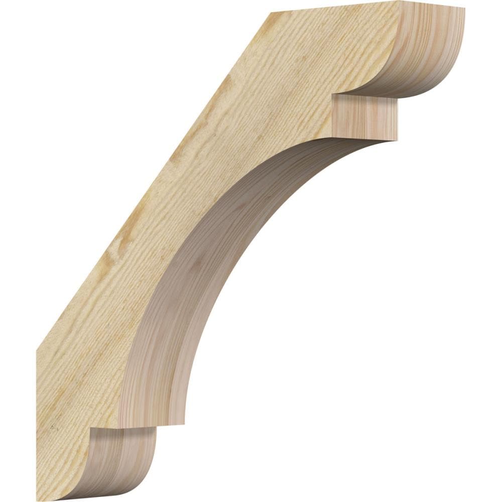 Ekena Millwork BRC04X20X20OLY00RDF 4-in x 20-in x 20-in Douglas Fir Wood Olympic rough sawn
