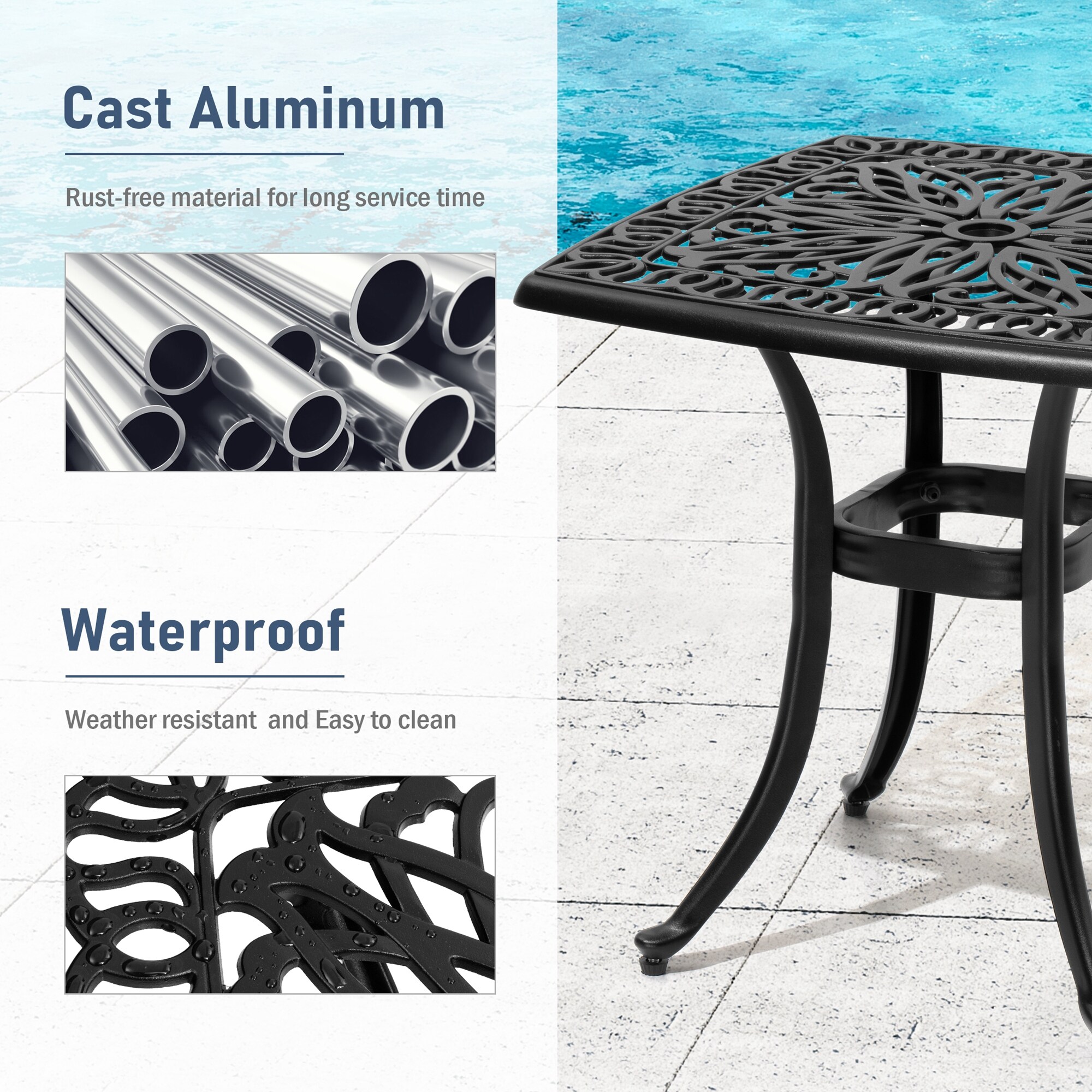Pellebant ST25-TB044BLK Patio-Tables - View #7