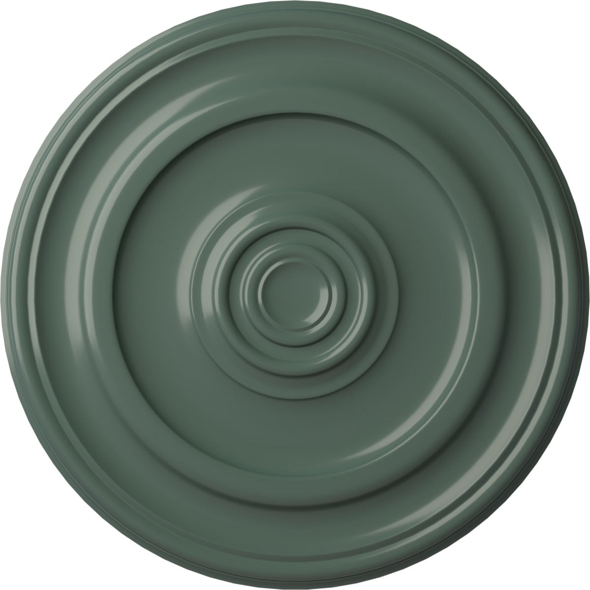 Ekena Millwork CM24KPCBF Kepler Traditional 23.625-in W x 23.625-in L Cloud Burst Polyurethane Ceiling Medallion