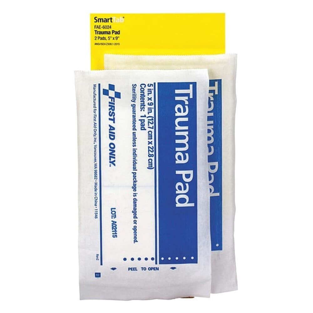First Aid Only  First Aid Kit Refill5X9 Trauma Pad 2 Per Bag FAE-6024
