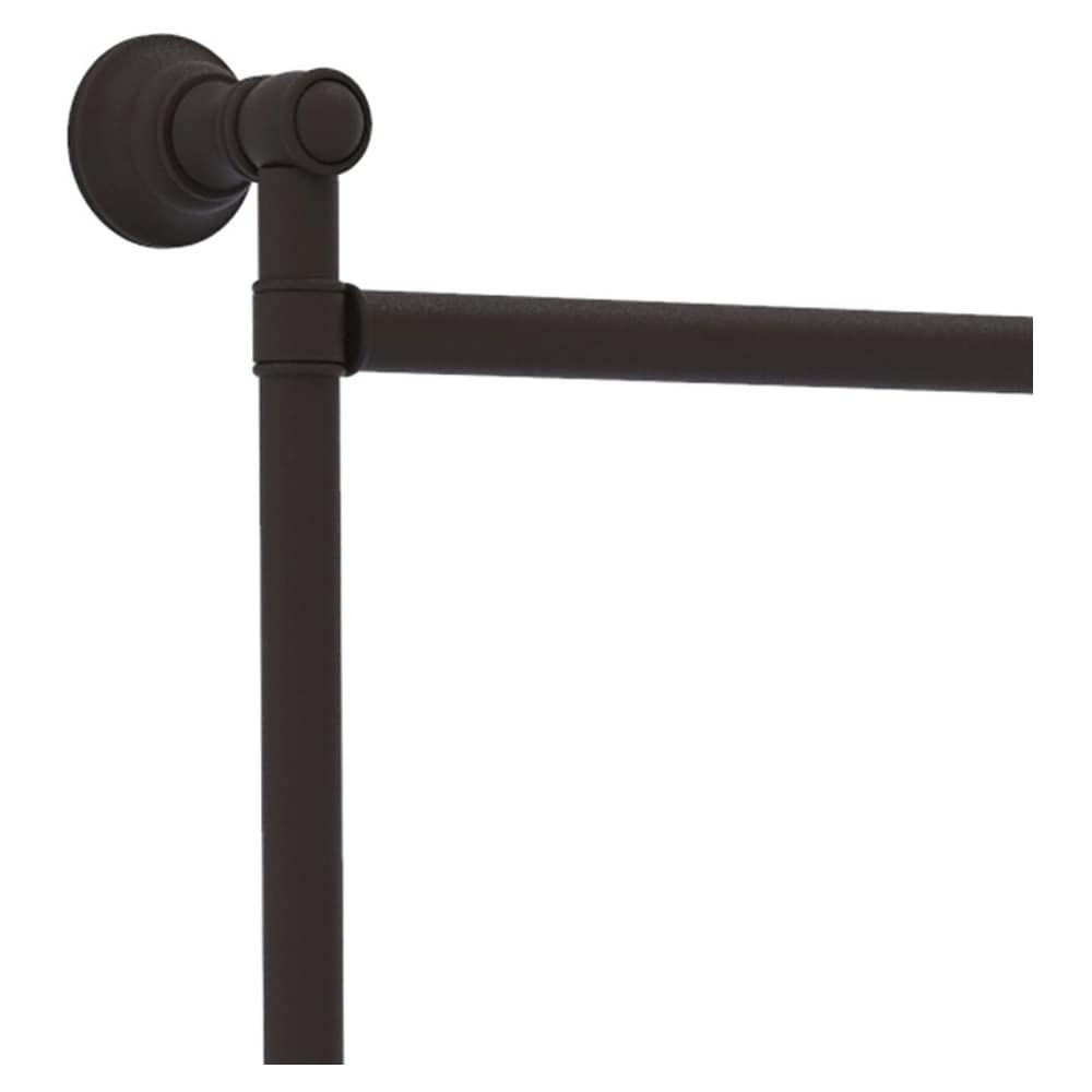 Allied Brass Carolina 30-in Antique Brass Wall Mount Double Towel Bar