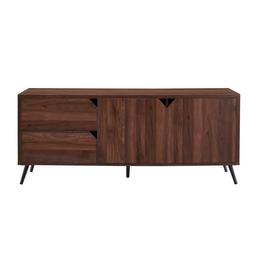 Dark Walnut Midcentury Console Table at Lowes.com