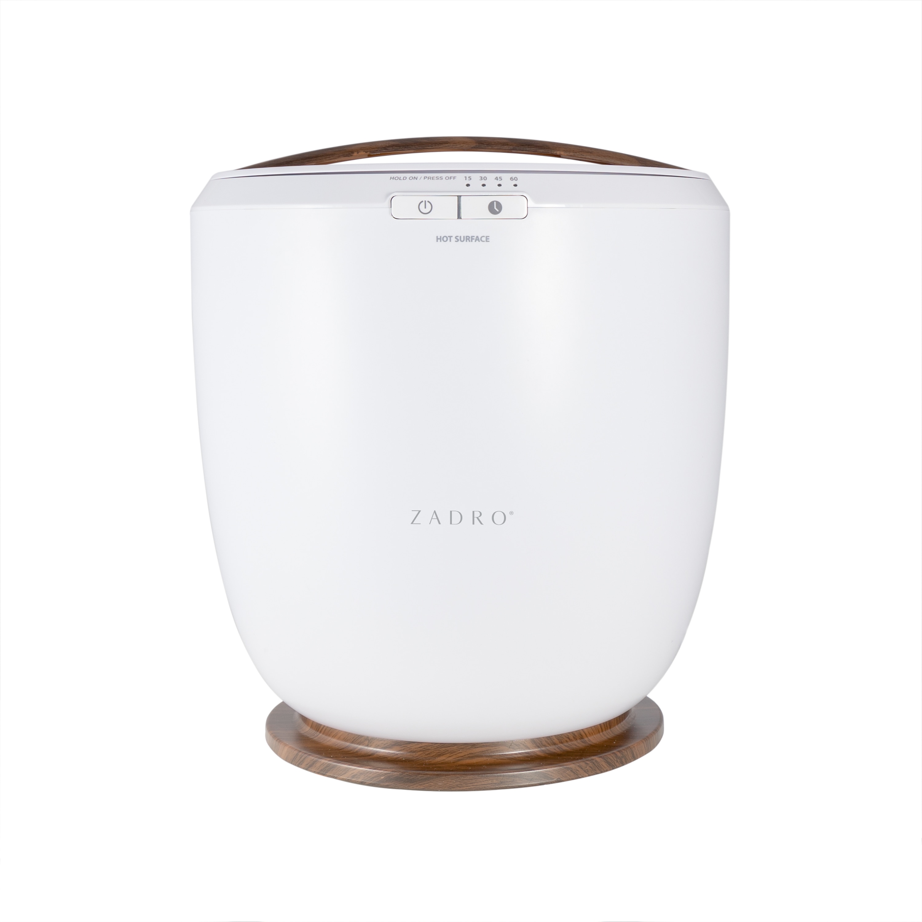 Zadro TWC01OAK 12-Inch x  13.5-Inch Cylinder 16-Litre Capacity Countertop Bucket Electric Towel Warmer Stainless-Steel Tub Electric Cord