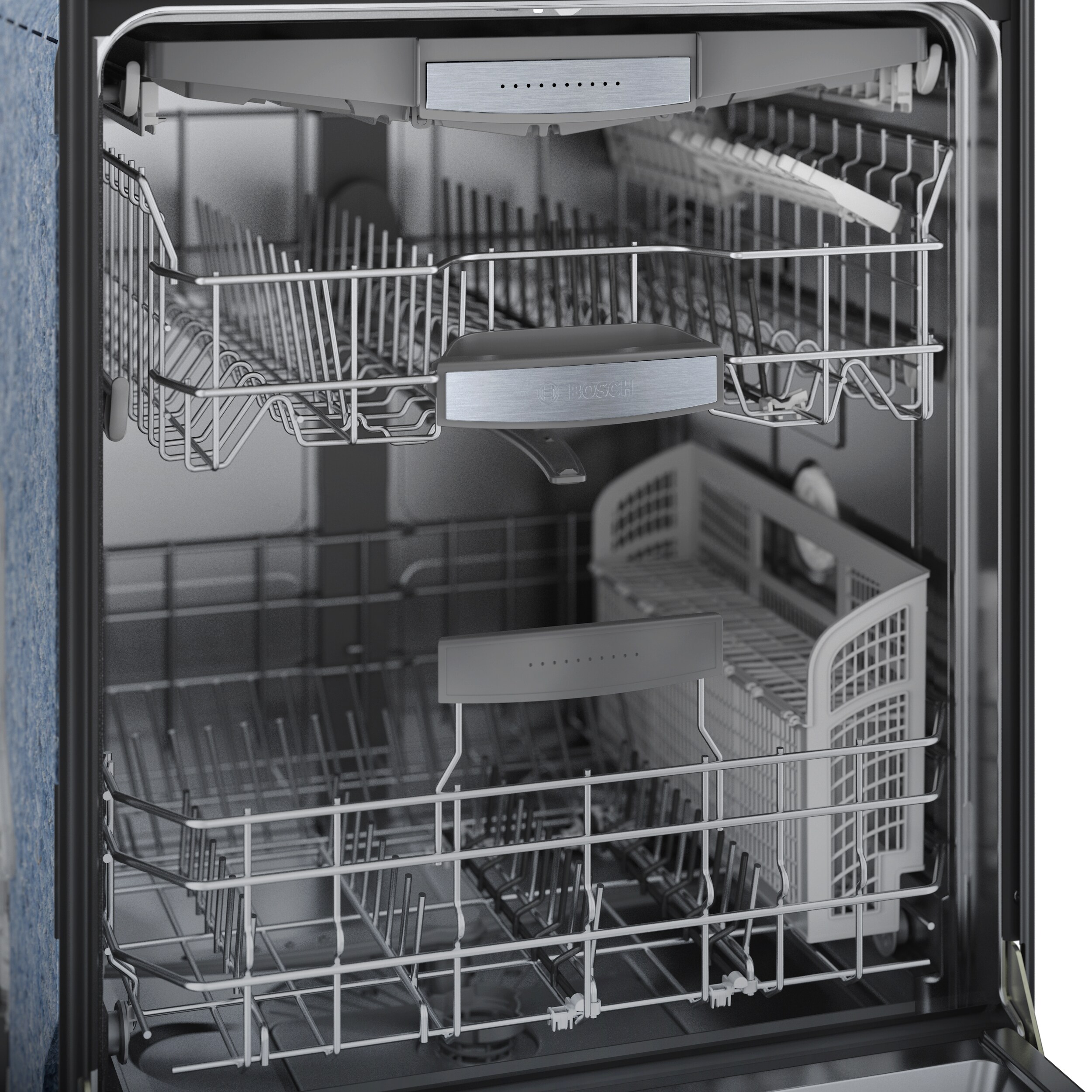 Bosch 800 Series Front Control 24 in Smart Built In Dishwasher