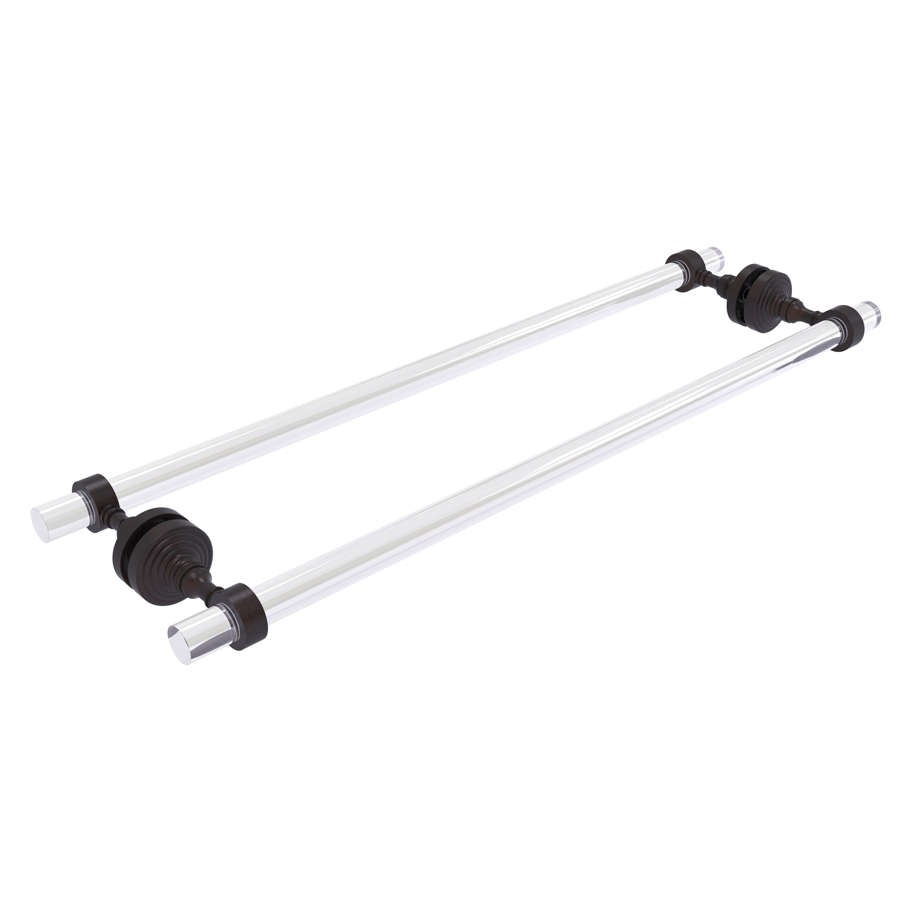 Allied Brass PG-41-BB-24-VB Pacific Grove 24-in double Venetian Bronze Wall mount Double Towel Bar