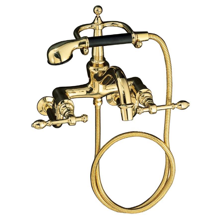 KOHLER IV Georges Brass Vibrant Polished Brass 2-handle Deck Mount ...