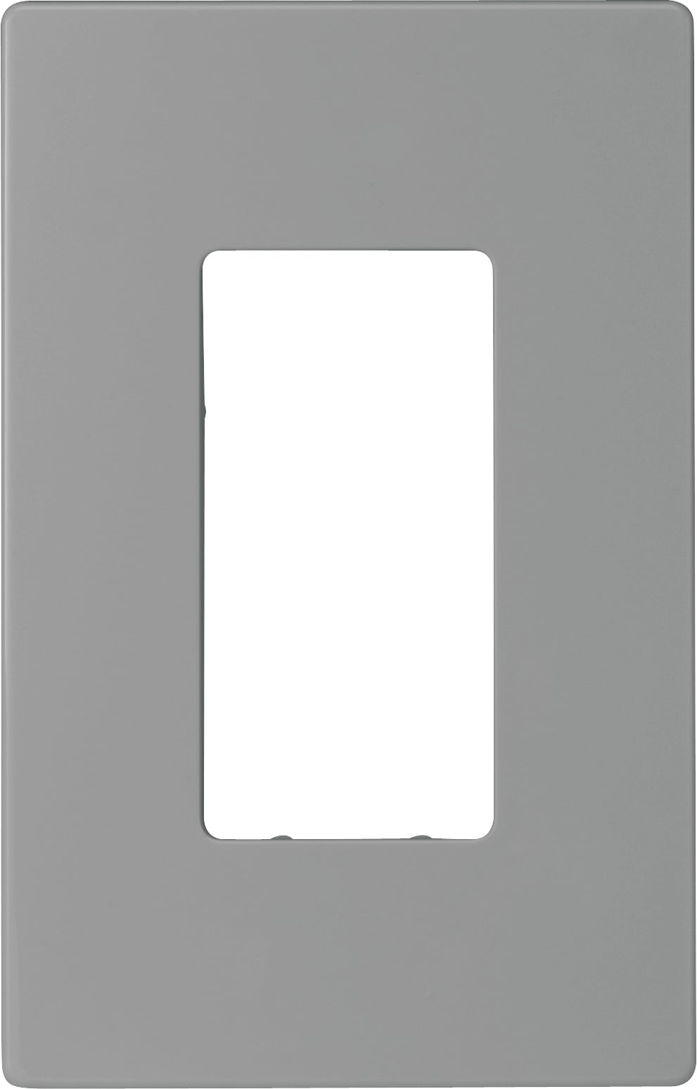 Eaton PJS26GY 1 -Gang Midsize Size Gray Polycarbonate Indoor Screwless Decorator Wall Plate