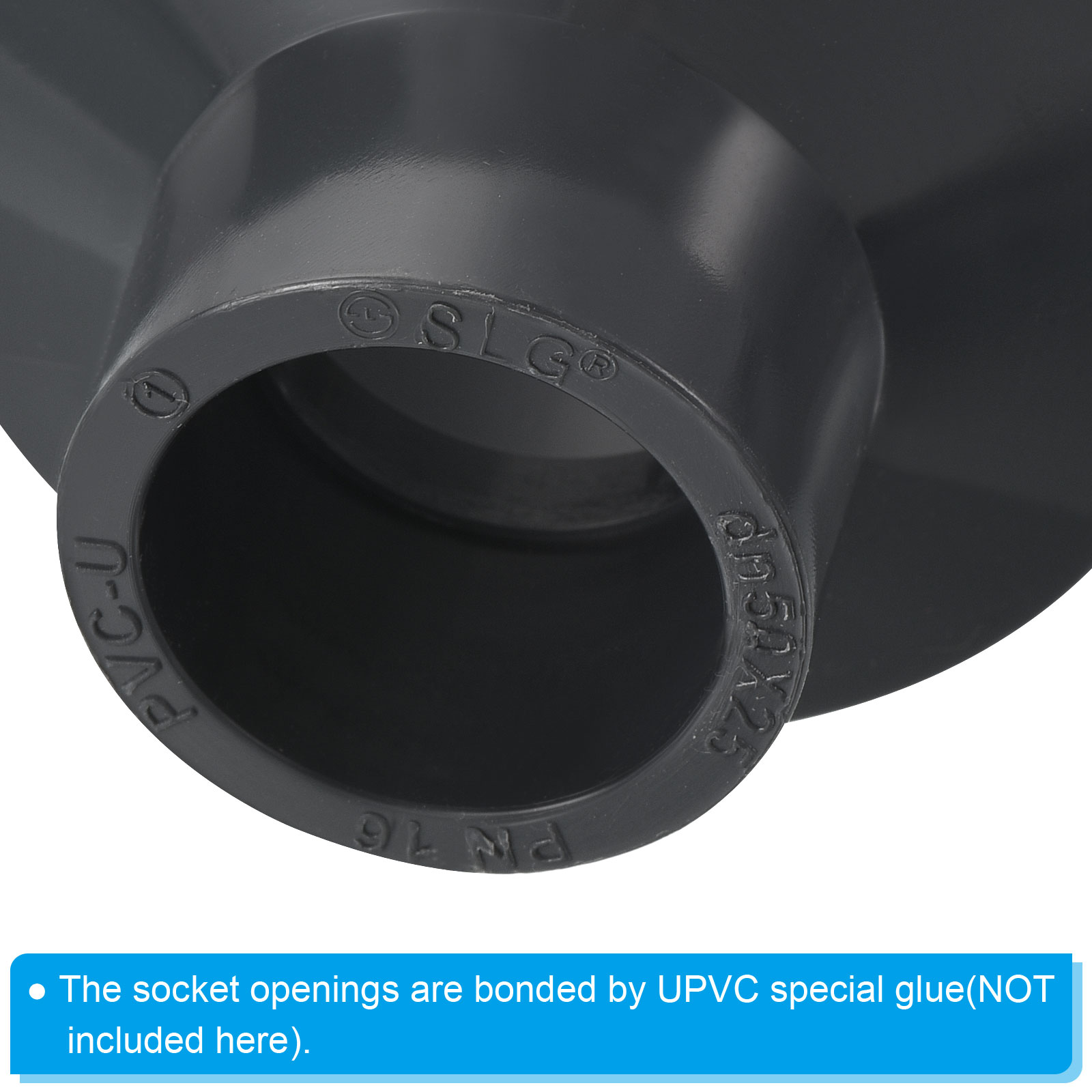 PATIKIL S25120203UX1996 Pvc-Pressure-Sch-40-Fittings - View #5