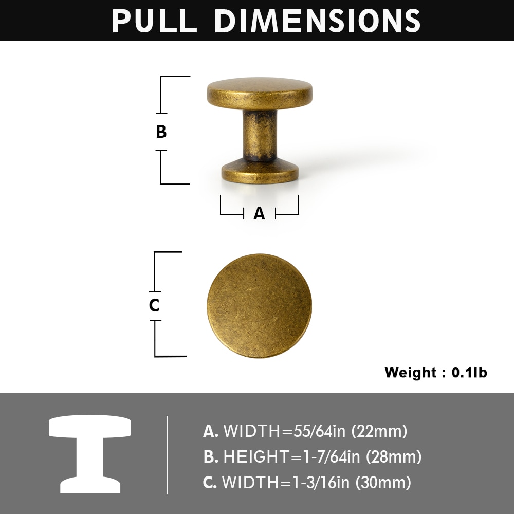 Miaokesen 9359GT-DK-12 Cabinet-Knobs - View #2