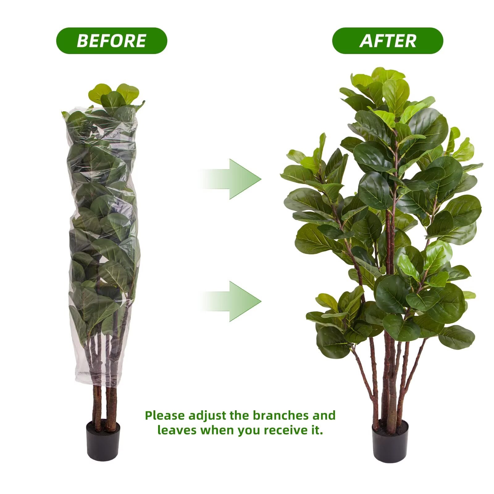 Qeetex JXNAG-PHO-10PYGSFO Artificial-Plants-Trees - View #5