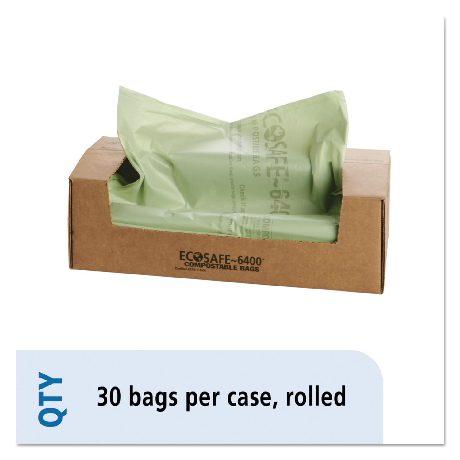 STOUT 30 Gallons Plastic Trash Bags - 10 Count