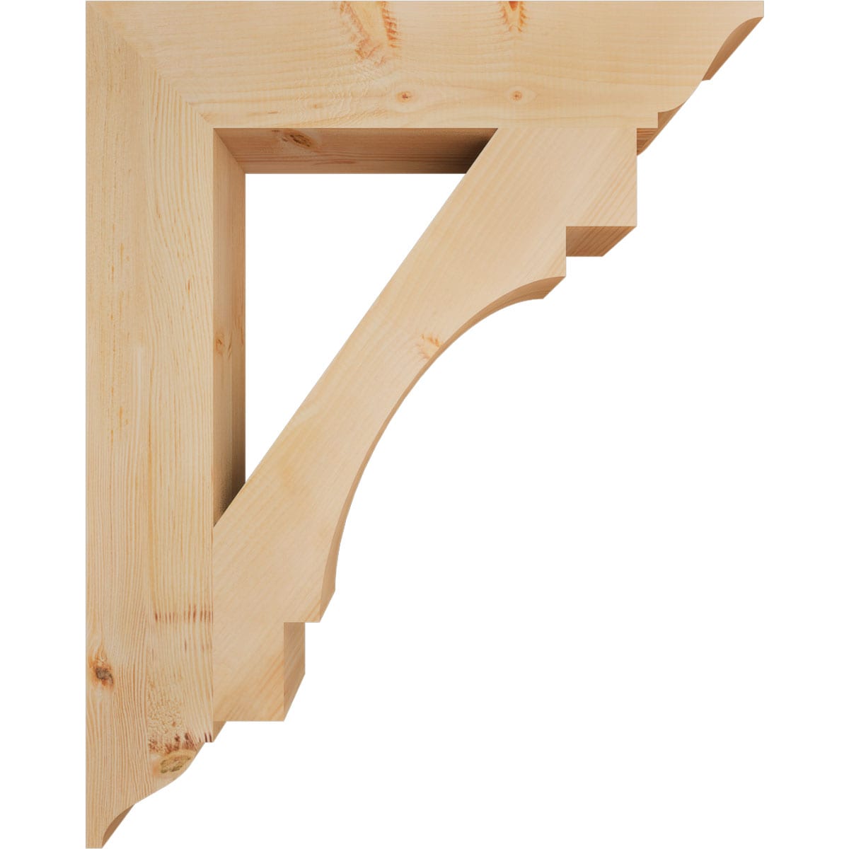 Ekena Millwork BKT06X32X40MRC01SDF Exterior-Brackets-Braces - View #3