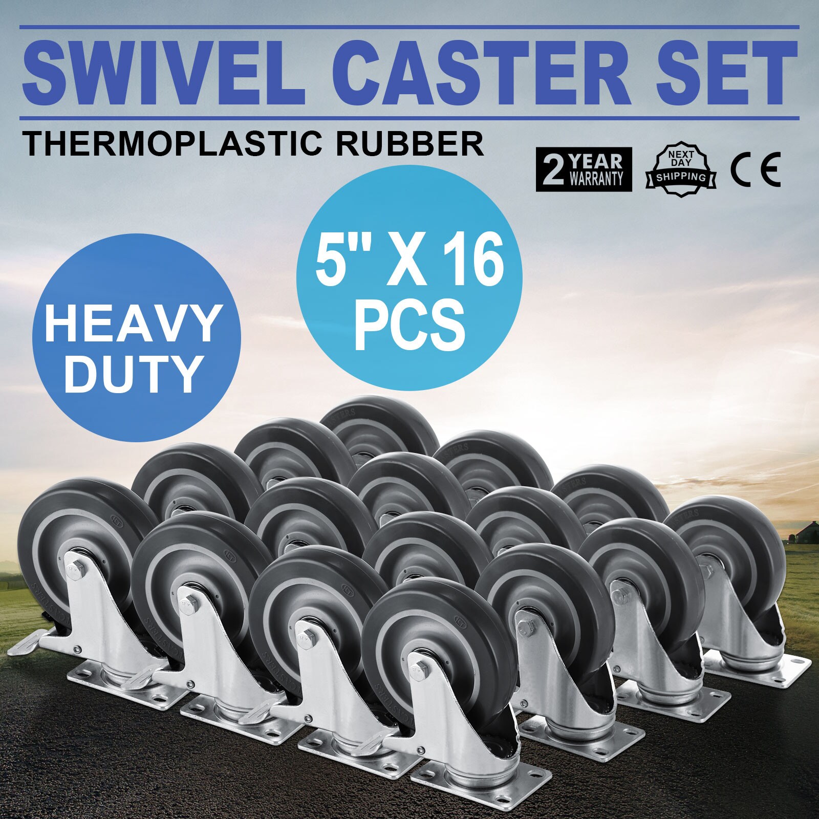 VEVOR 16PCS5CTX1-1JL001V0 casters - View #9