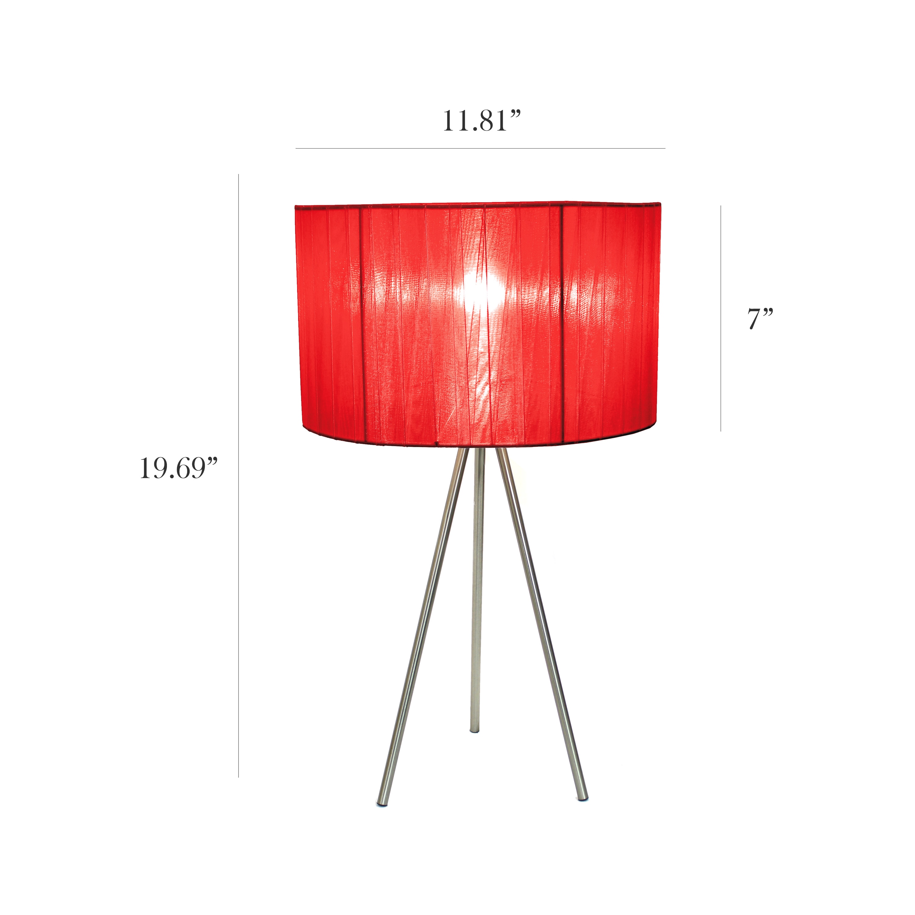 Simple Designs LT2006-RED Table-Lamps - View #4